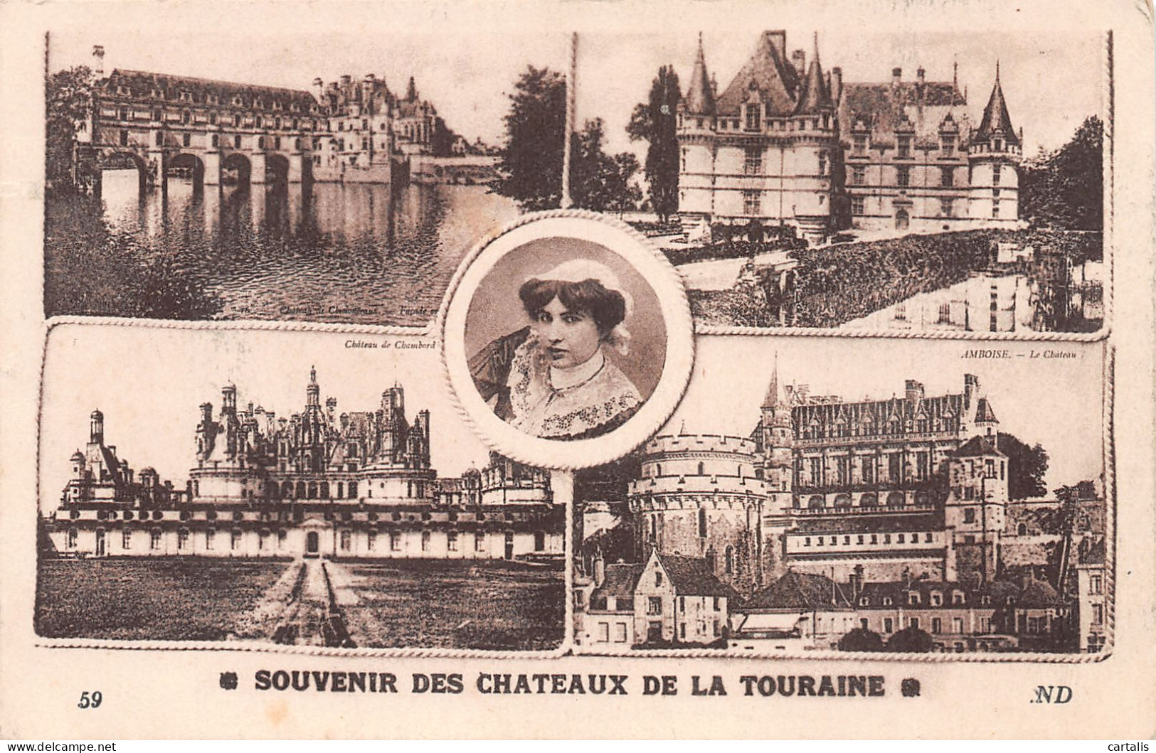 37-CHATEAUX DE LA TOURAINE-N°3828-E/0379 - Sonstige & Ohne Zuordnung