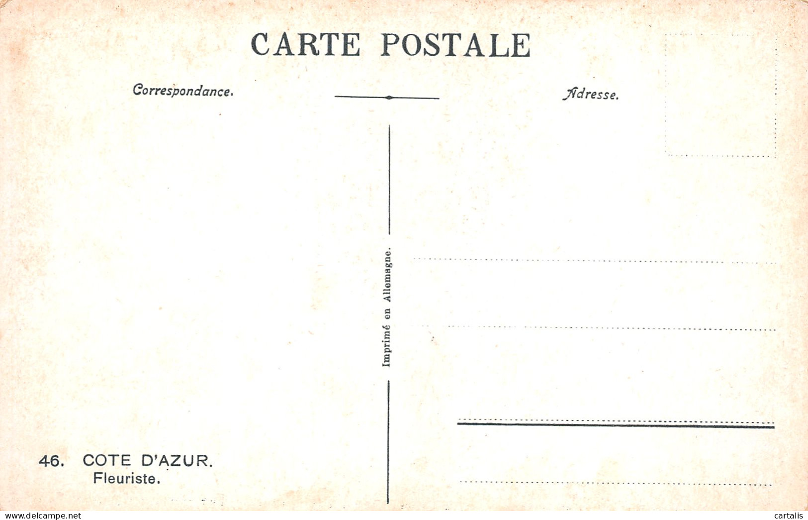 06-LA COTE D AZUR FLEURISTE-N°3828-E/0297 - Other & Unclassified