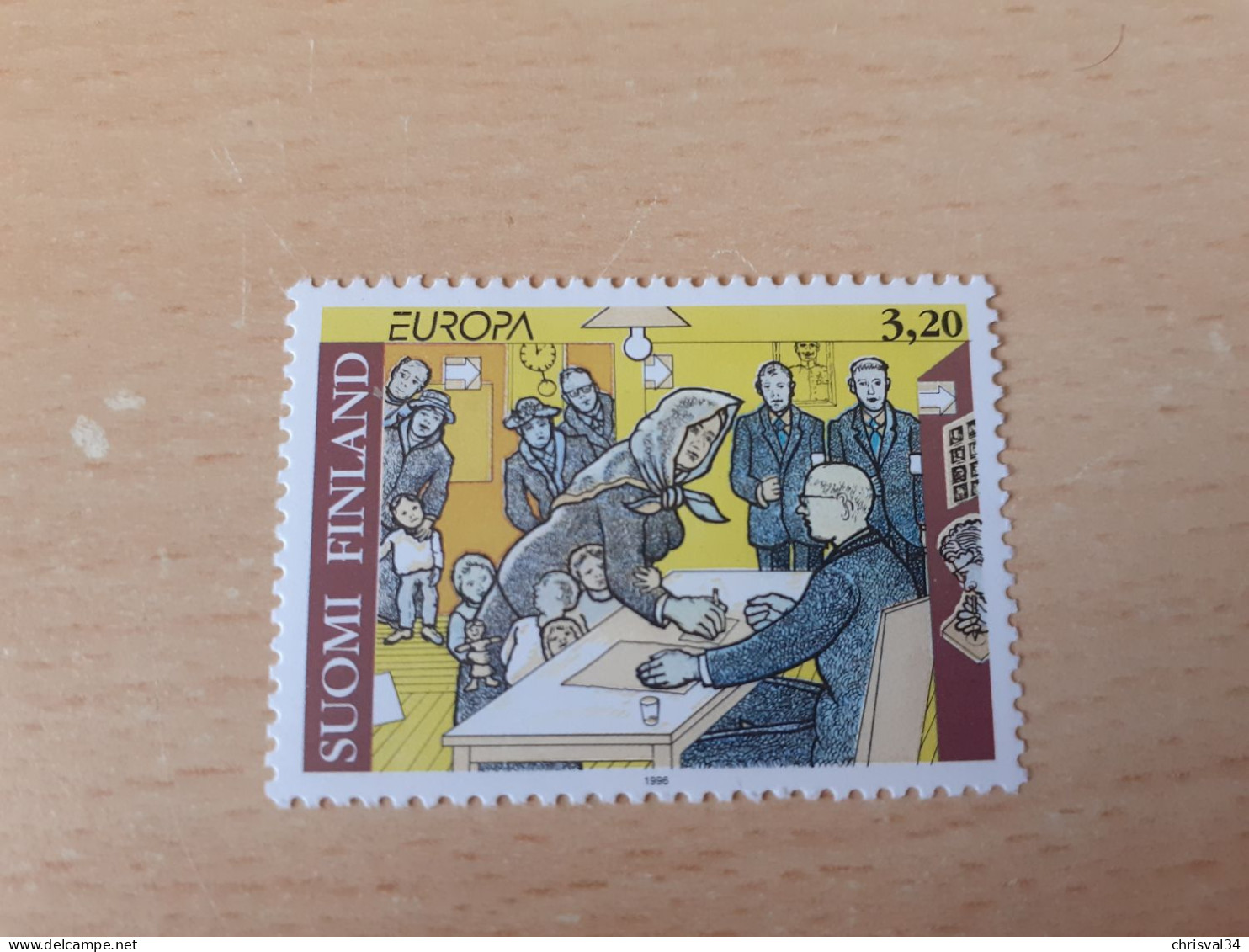 TIMBRE   FINLANDE    ANNEE  1996     N  1299    COTE  2,50  EUROS   NEUF  LUXE** - Nuovi