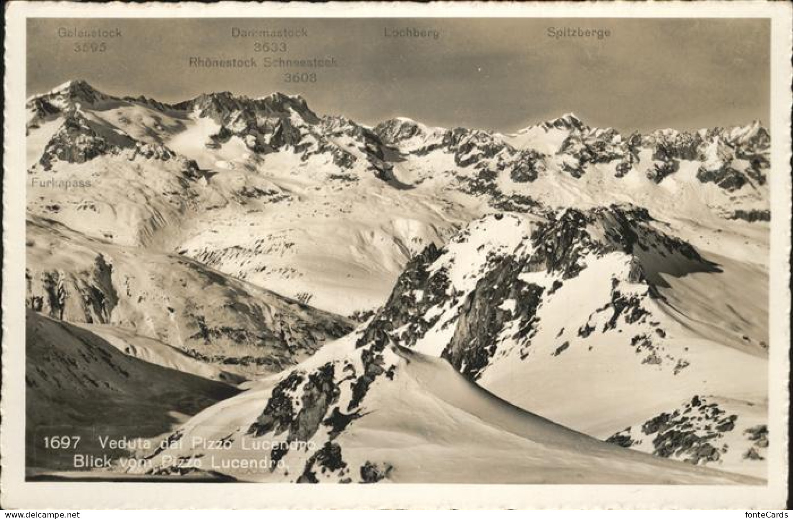 11337077 Pizzo Lucendro Alpenpanorama Pizzo Lucendro - Autres & Non Classés