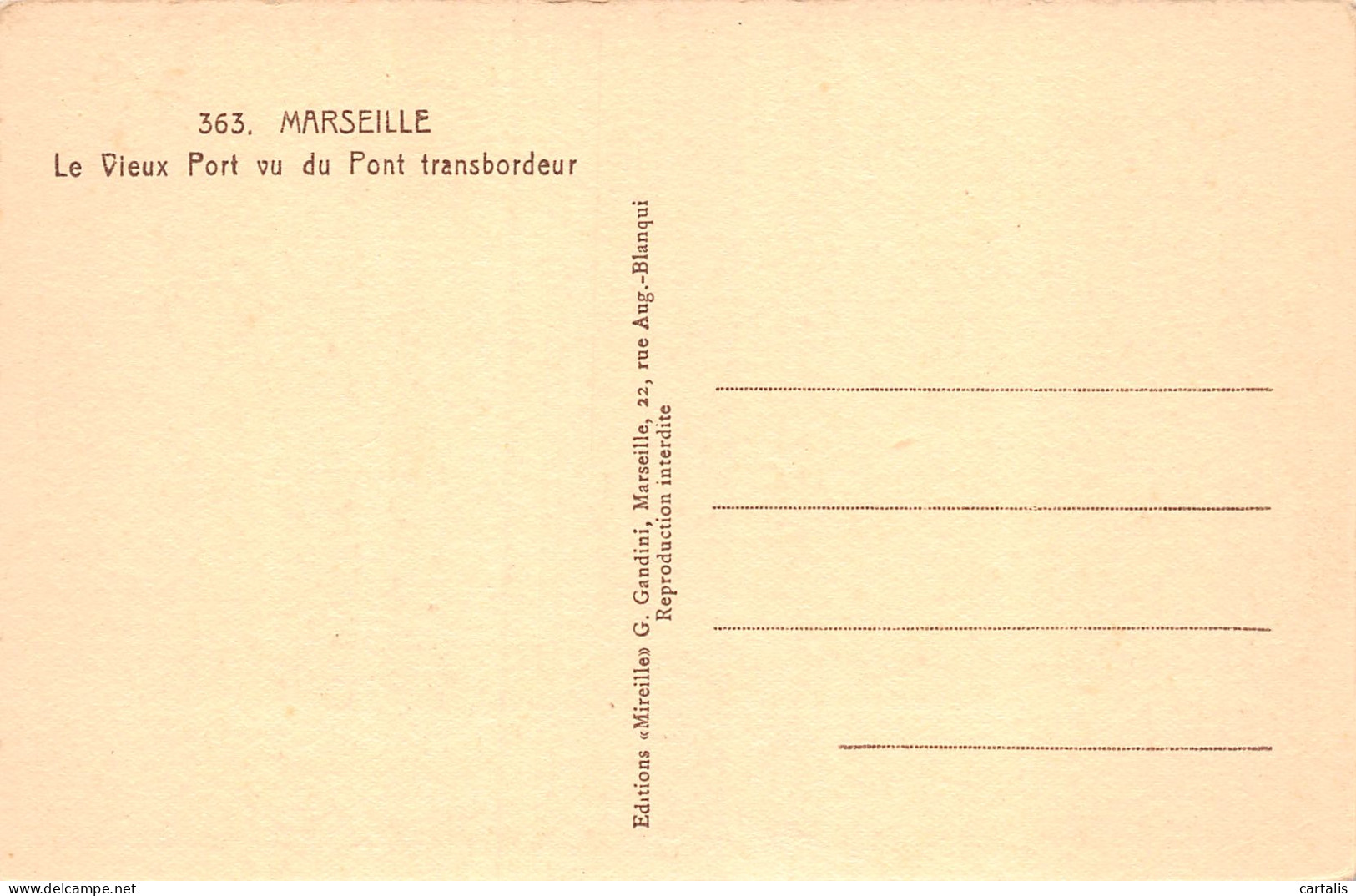 13-MARSEILLE-N°3828-E/0103 - Zonder Classificatie