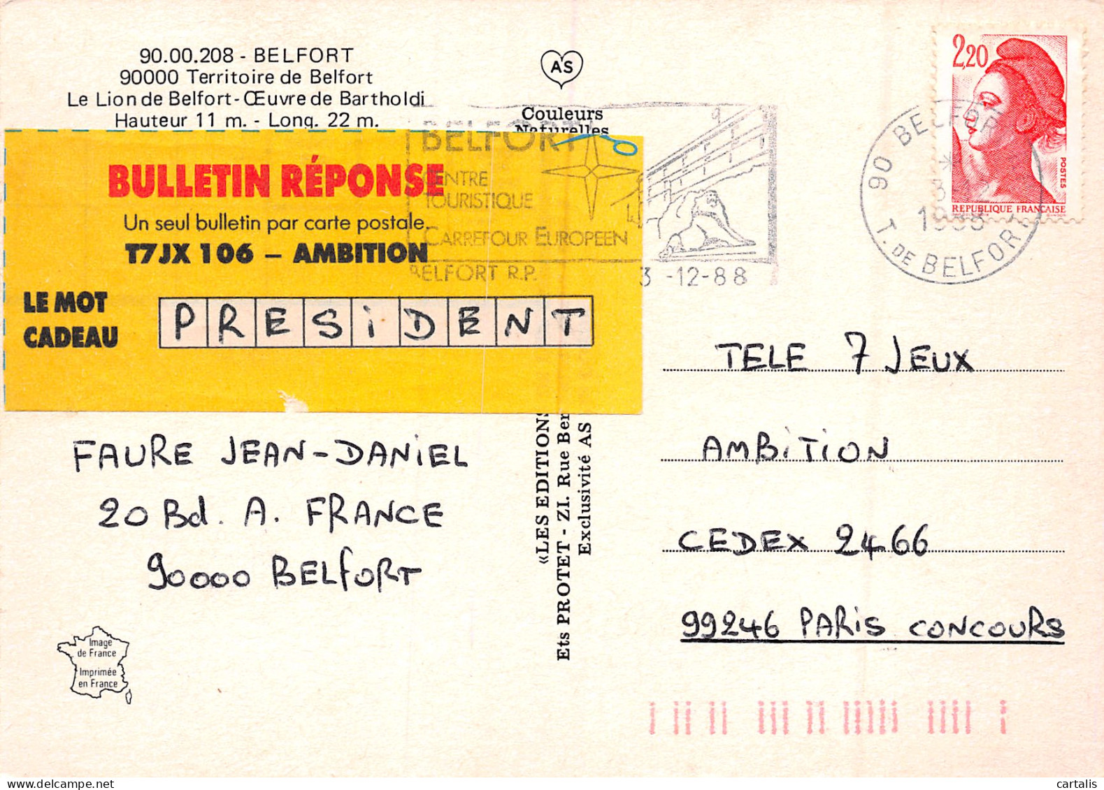 90-BELFORT-N°3828-D/0347 - Belfort - City