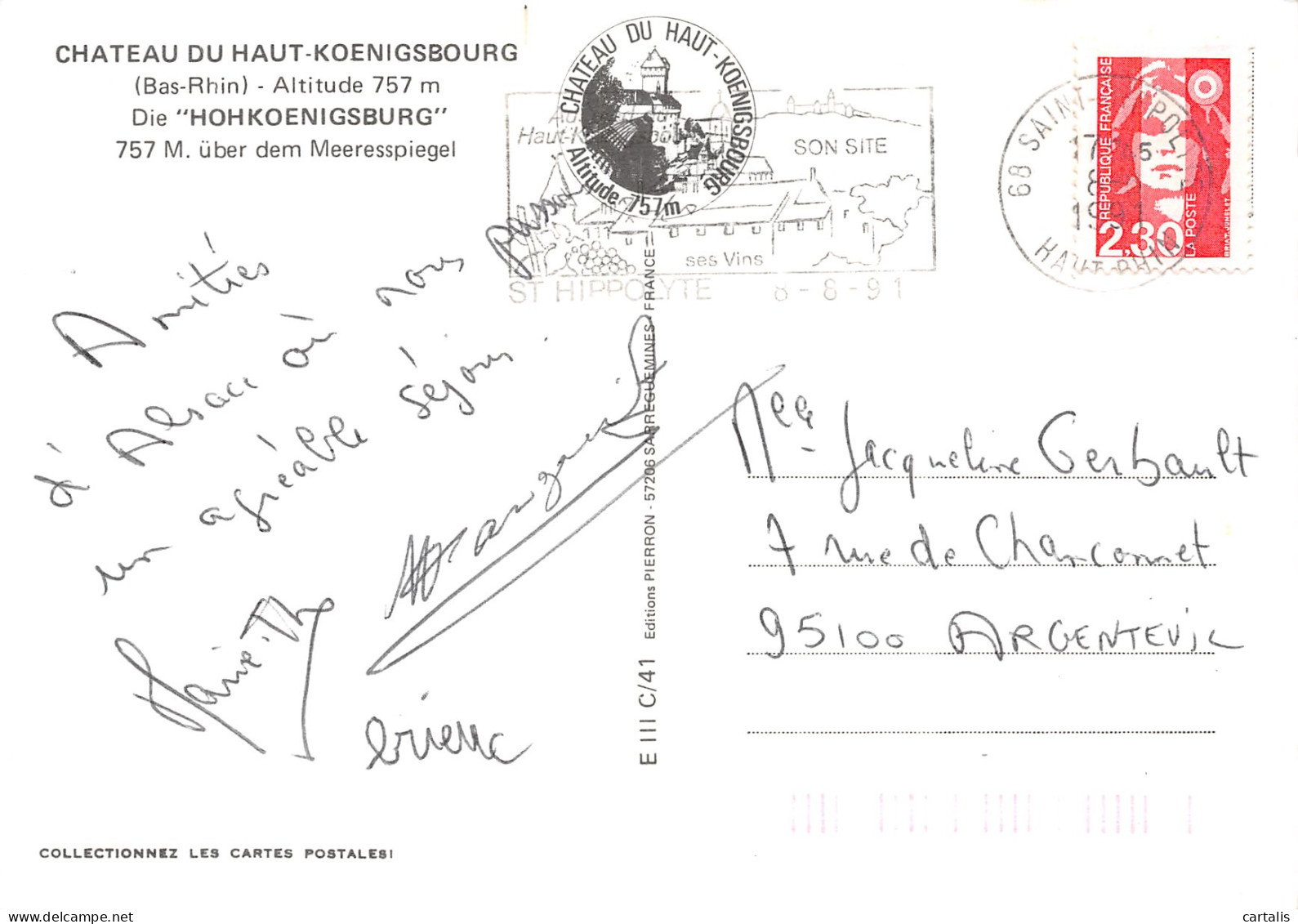 67-HAUT KOENIGSBOURG-N°3829-C/0393 - Andere & Zonder Classificatie