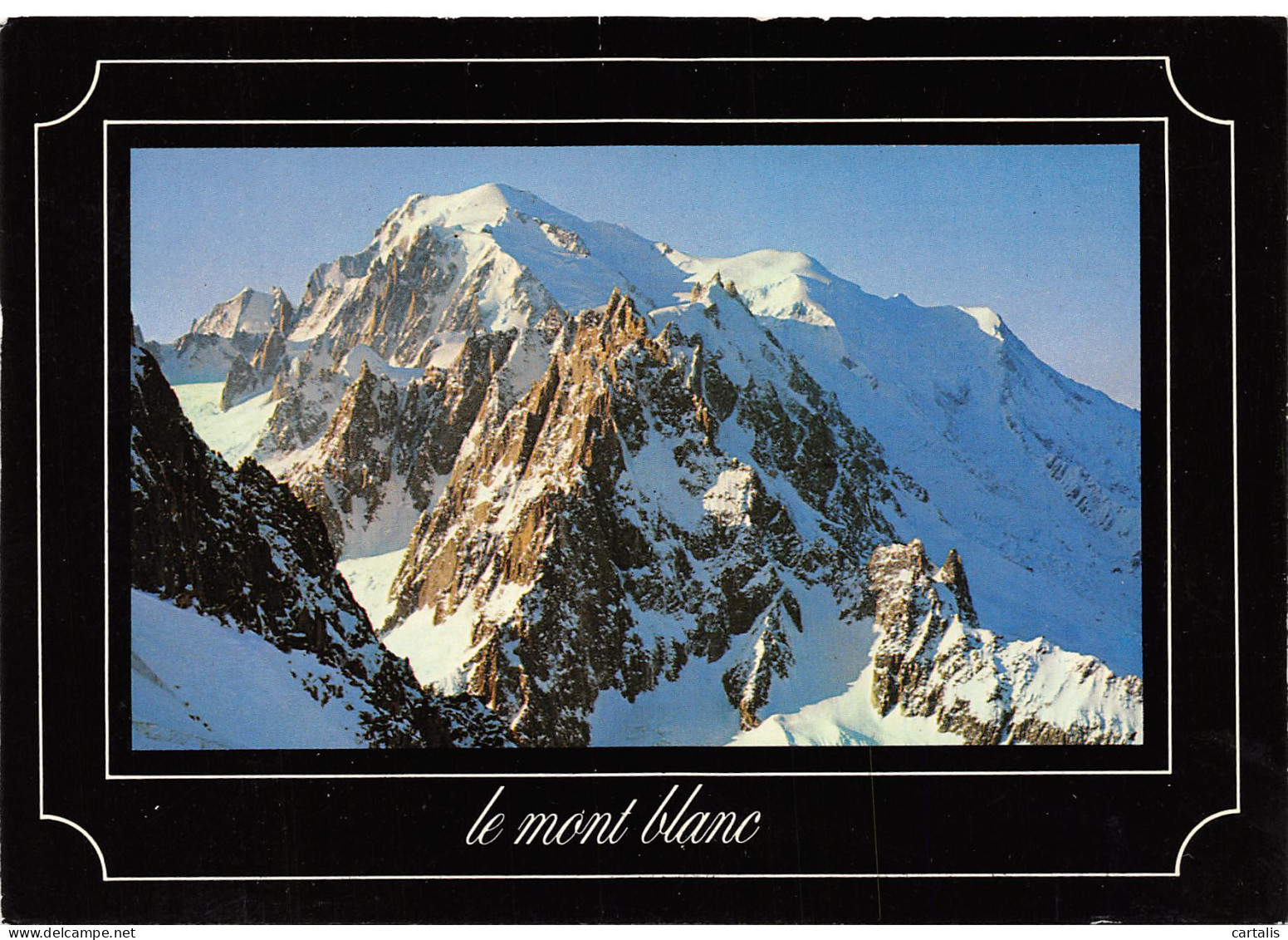 74-LE MASSIF DU MONT BLANC-N°3829-C/0323 - Sonstige & Ohne Zuordnung