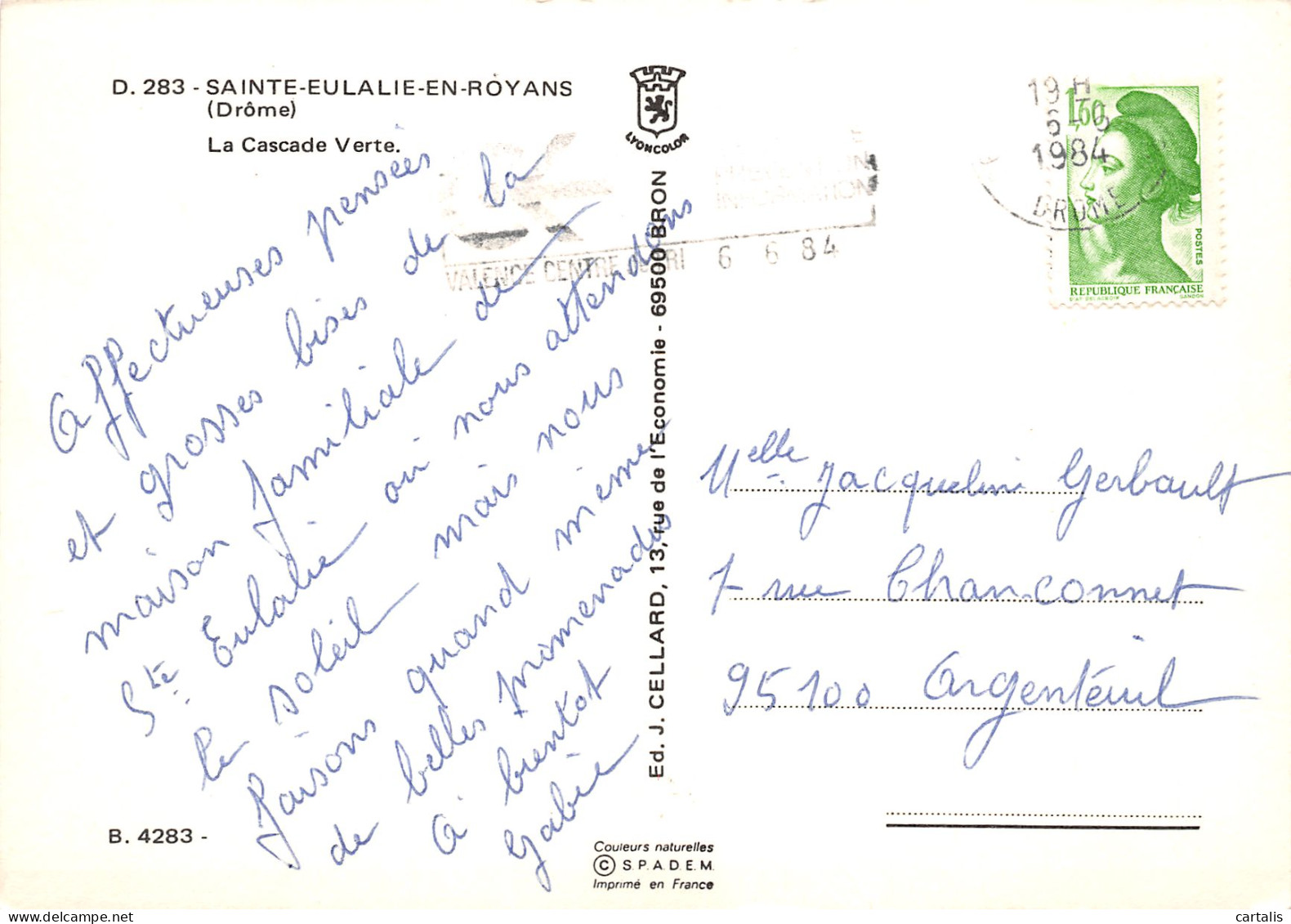 26-SAINTE EULALIE EN ROYANS-N°3829-C/0293 - Autres & Non Classés