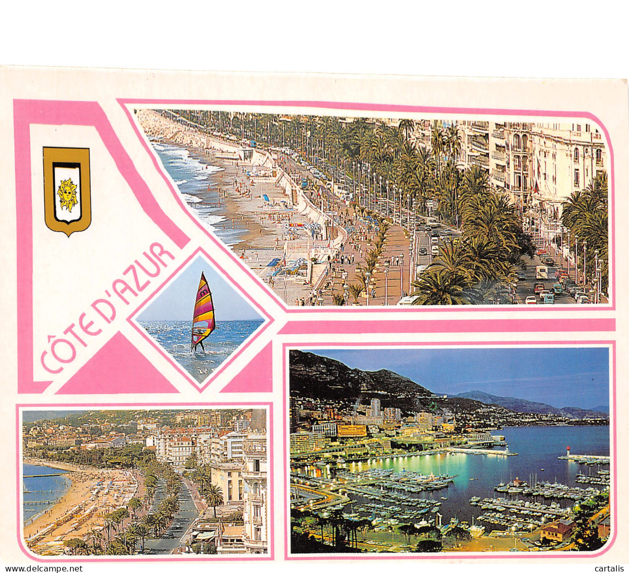 06-LA COTE D AZUR MULTI VUES-N°3829-C/0215 - Other & Unclassified