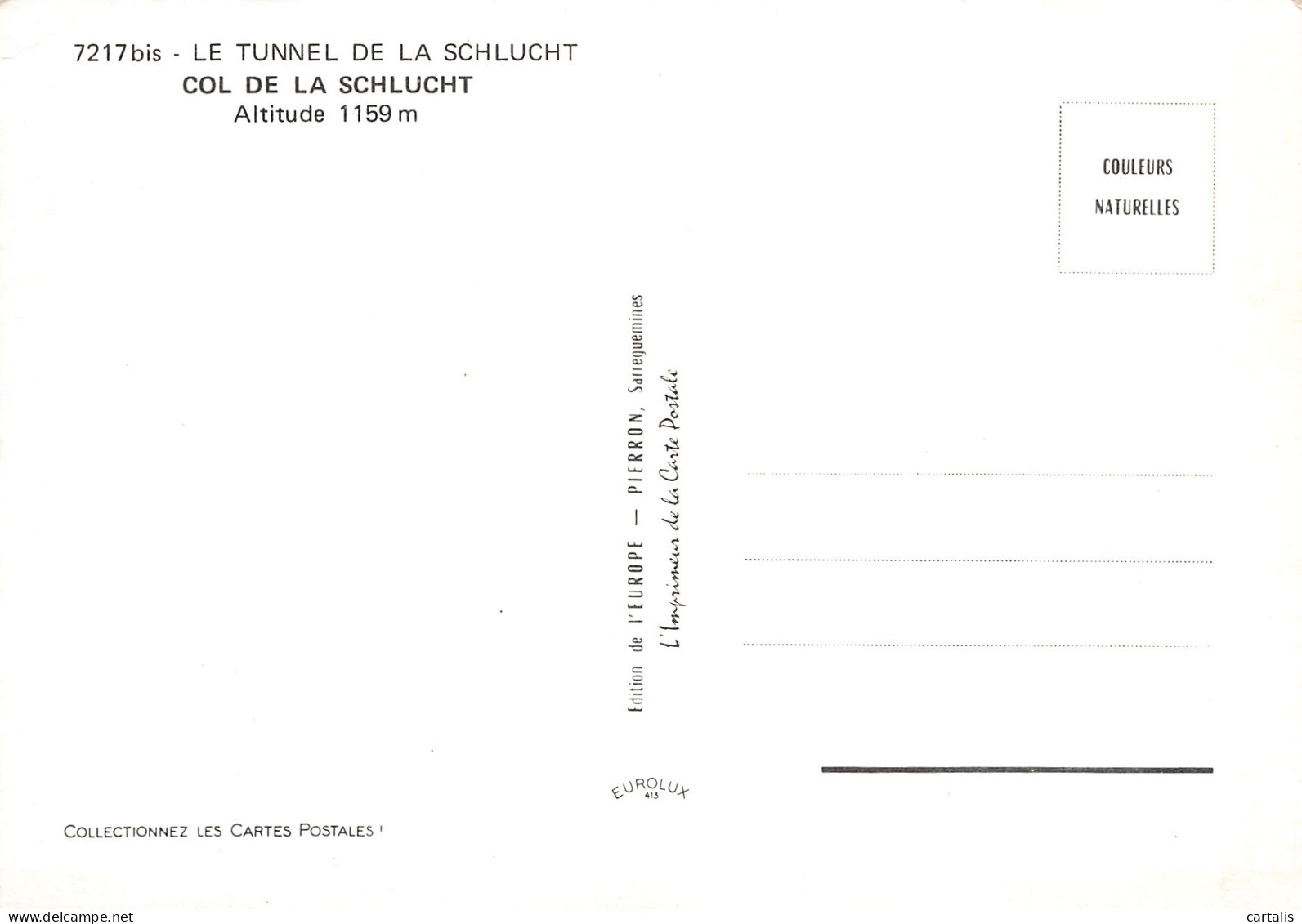 88-LA SCHLUCHT-N°3829-C/0201 - Andere & Zonder Classificatie