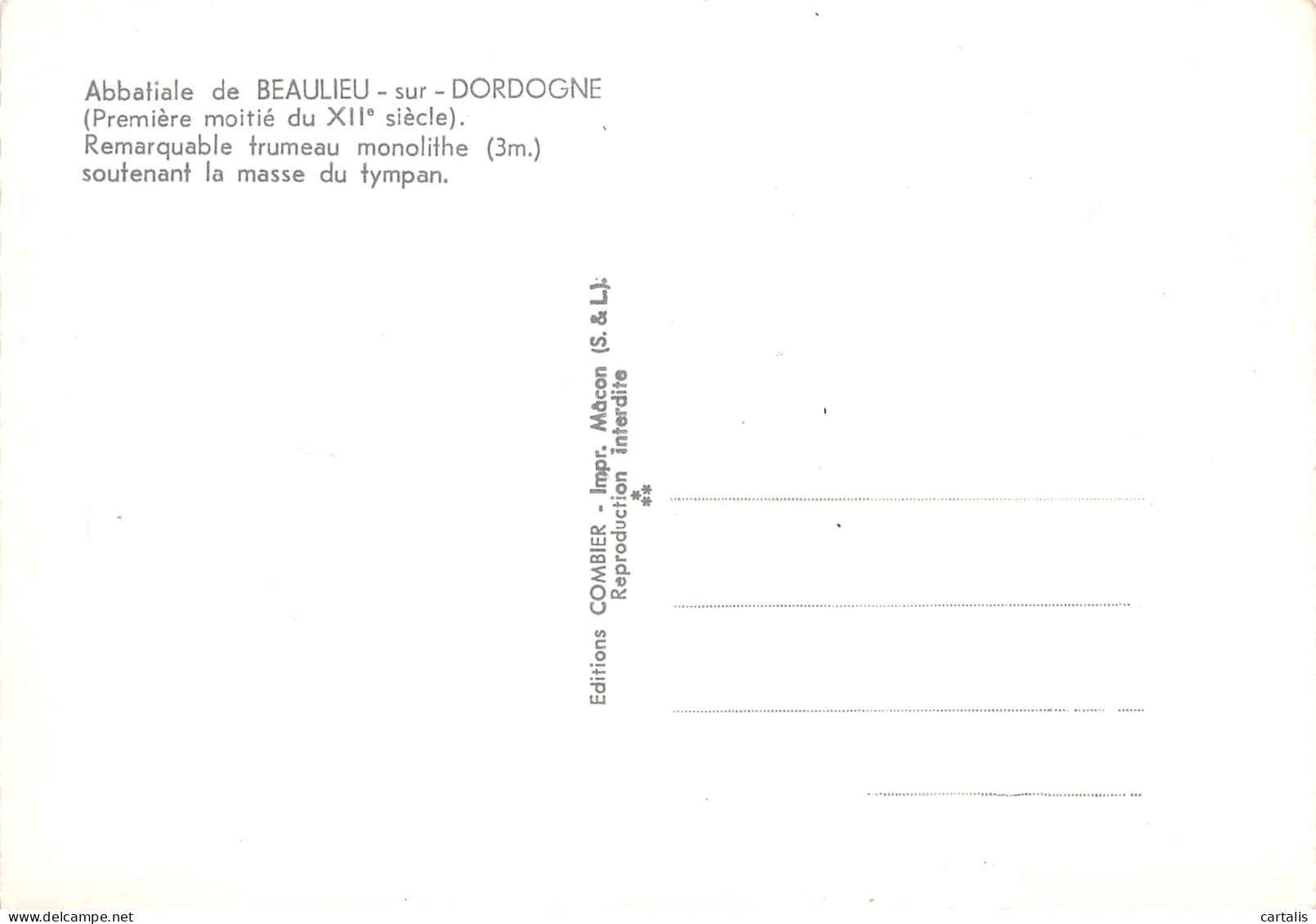 19-BEAULIEU SUR DORDOGNE-N°3829-C/0007 - Otros & Sin Clasificación