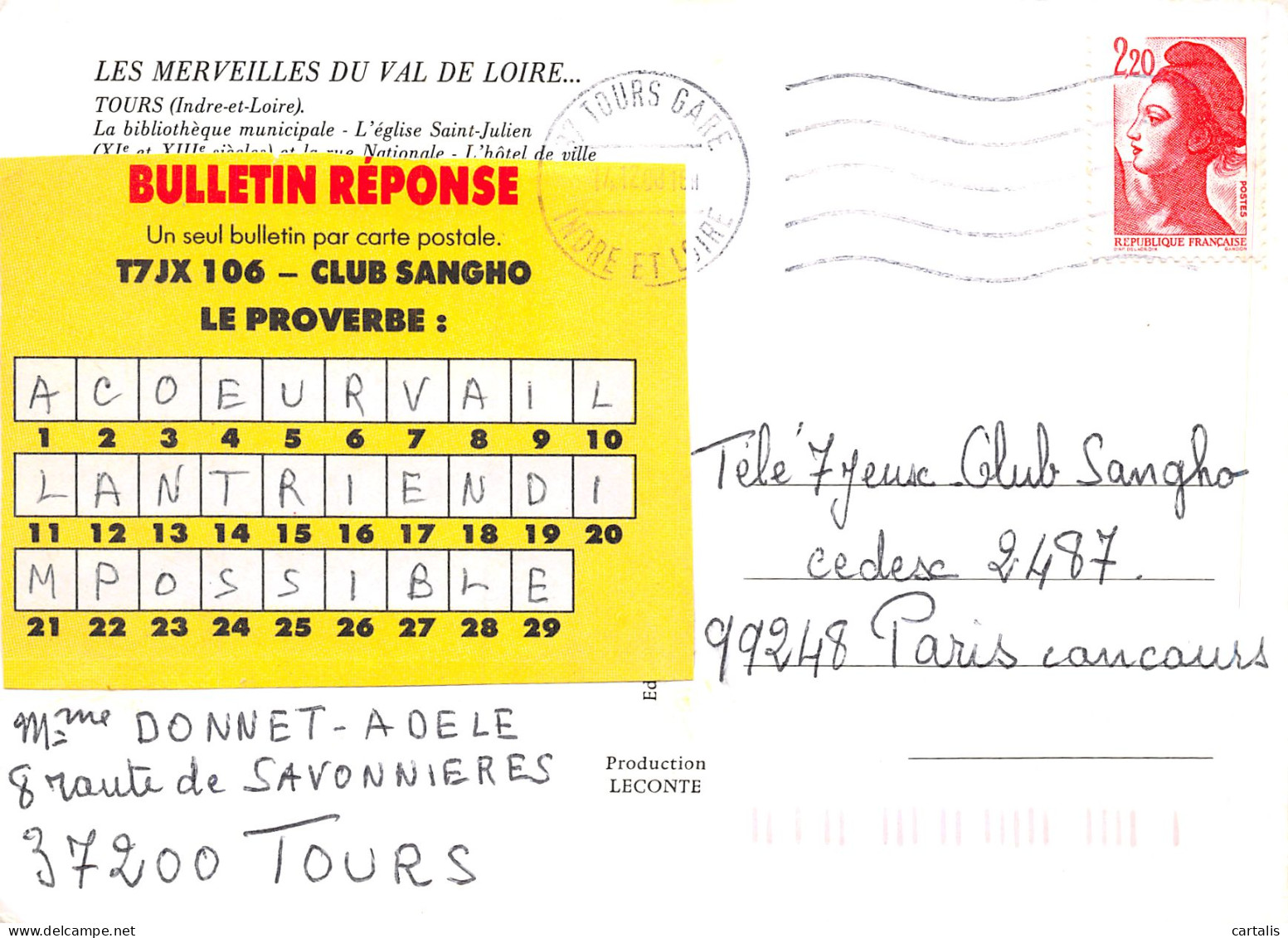 37-TOURS-N°3829-B/0345 - Tours