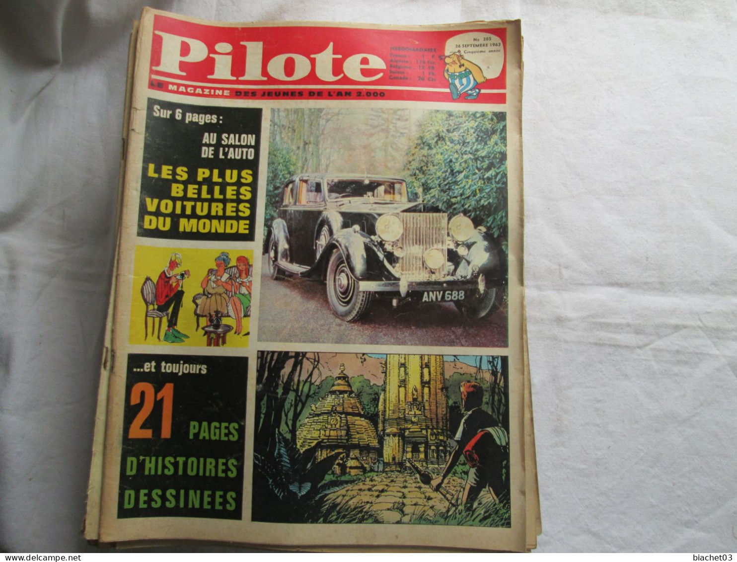 PILOTE Le Journal D'Astérix Et Obélix  N°205 - Pilote