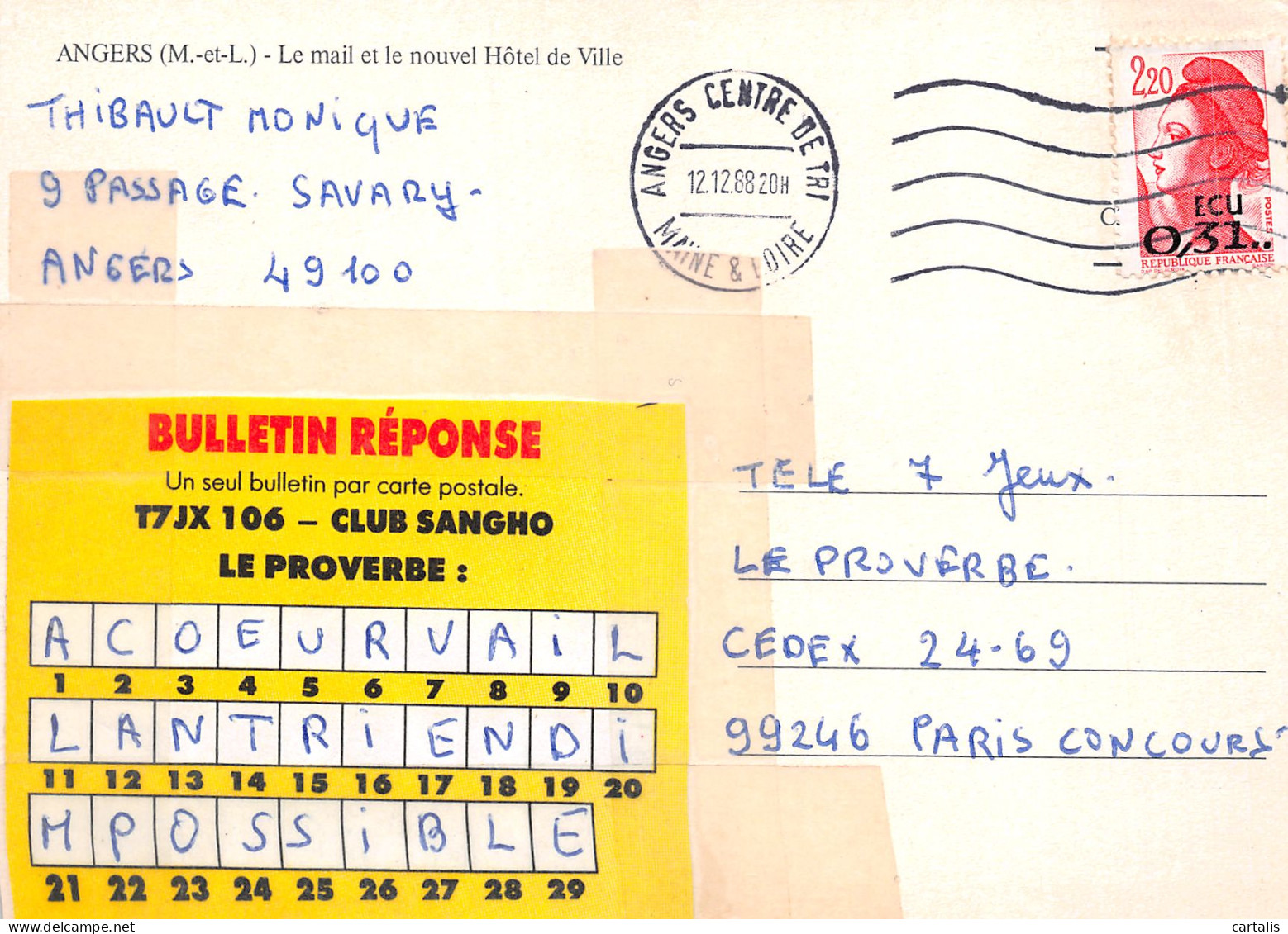 49-ANGERS-N°3829-B/0207 - Angers