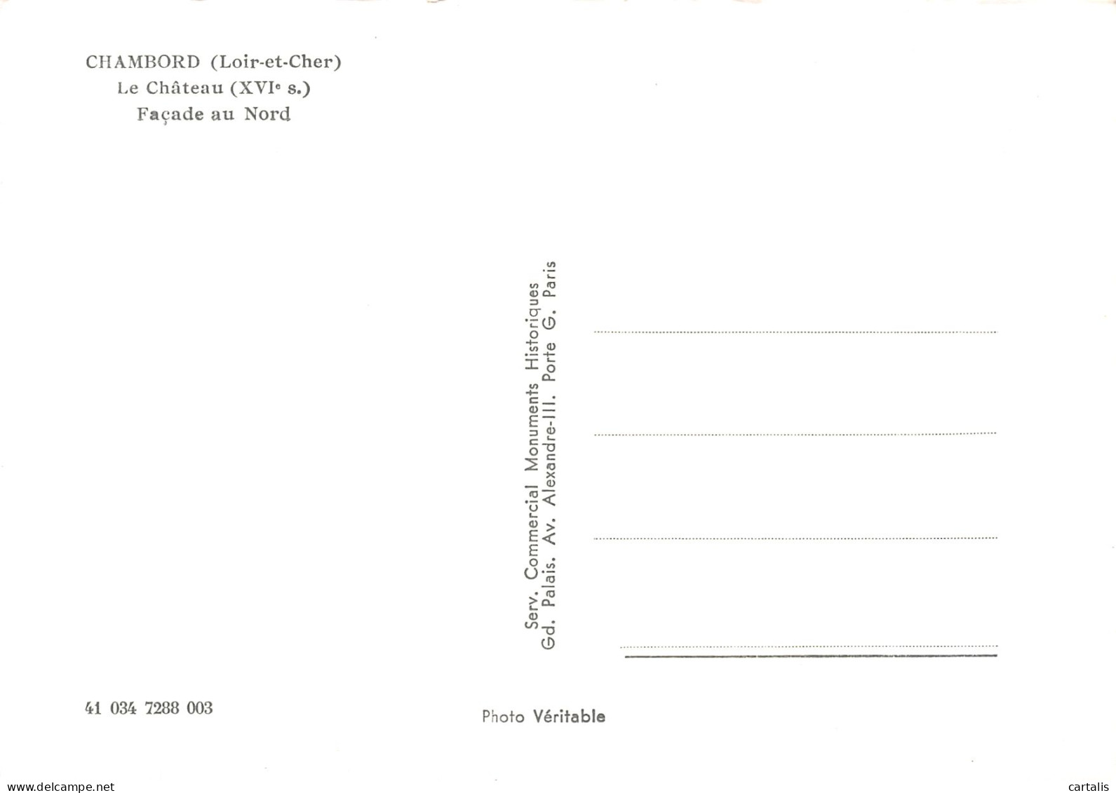 41-CHAMBORD-N°3830-A/0323 - Chambord