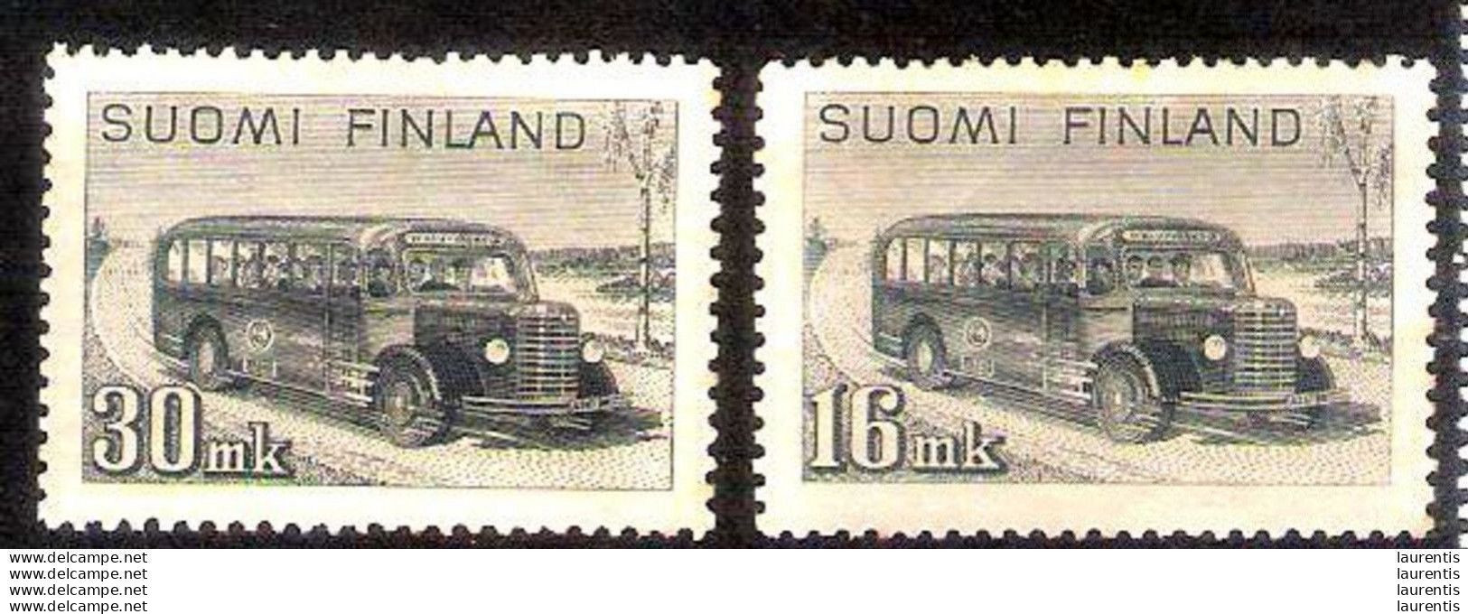 3174  Buses - Finland Yv 315-16 - Hinged - Lightly Toned Gum - 1,15 .(5) - Busses