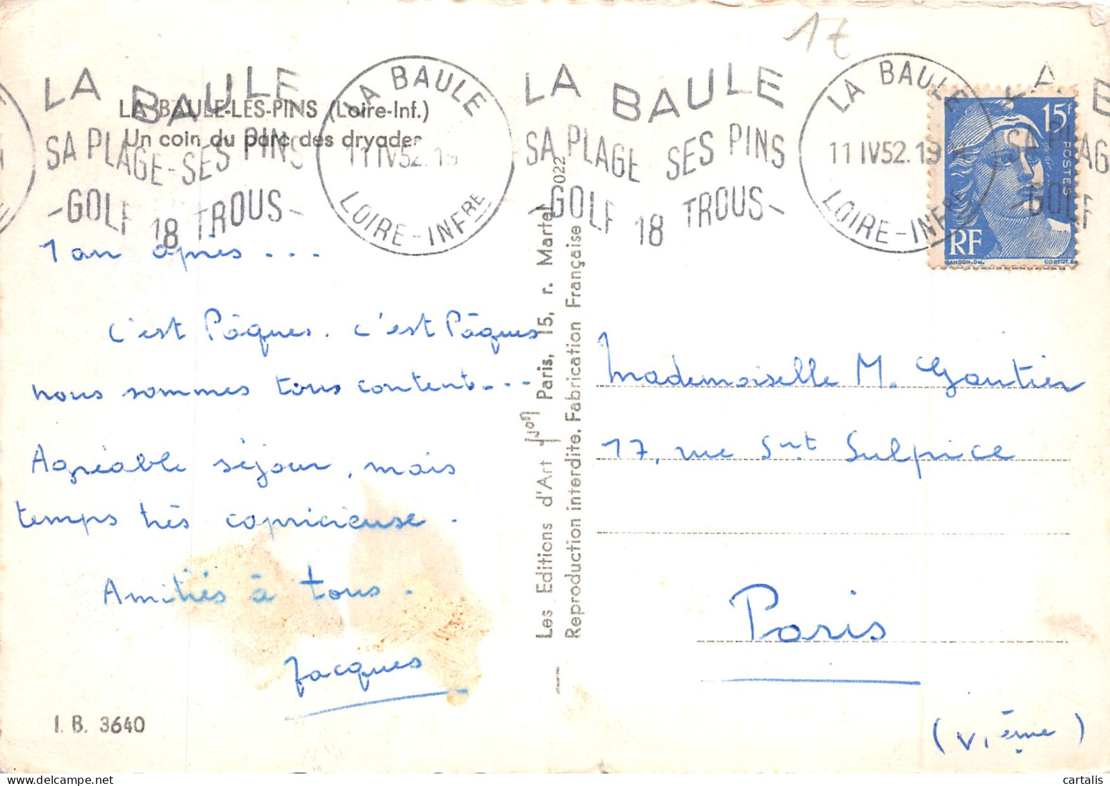 44-LA BAULE LES PINS-N°3830-A/0215 - La Baule-Escoublac