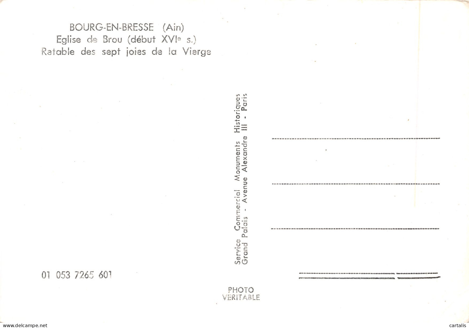 01-BOURG EN BRESSE-N°3830-A/0193 - Otros & Sin Clasificación