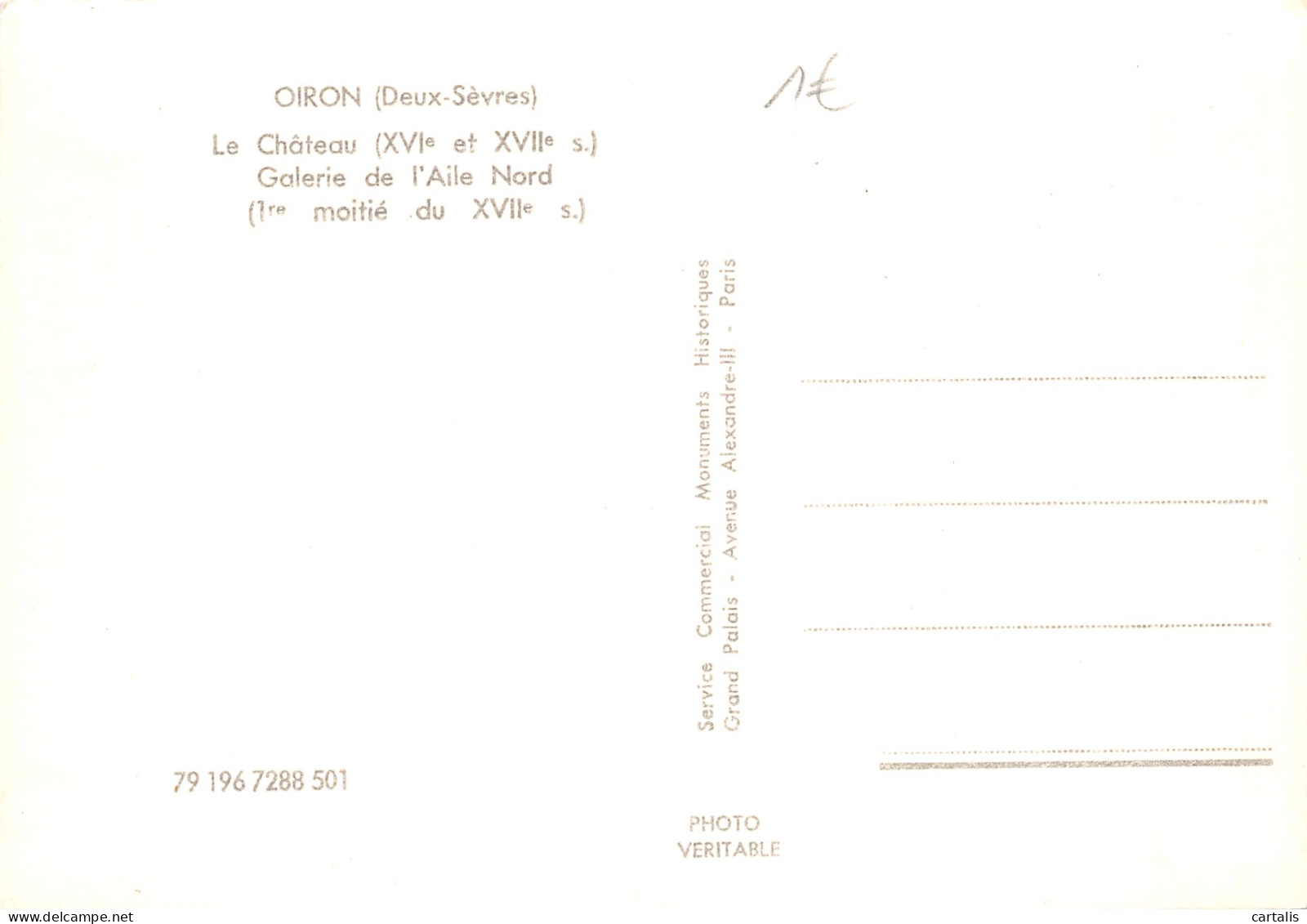 79-OIRON-N°3830-A/0127 - Other & Unclassified