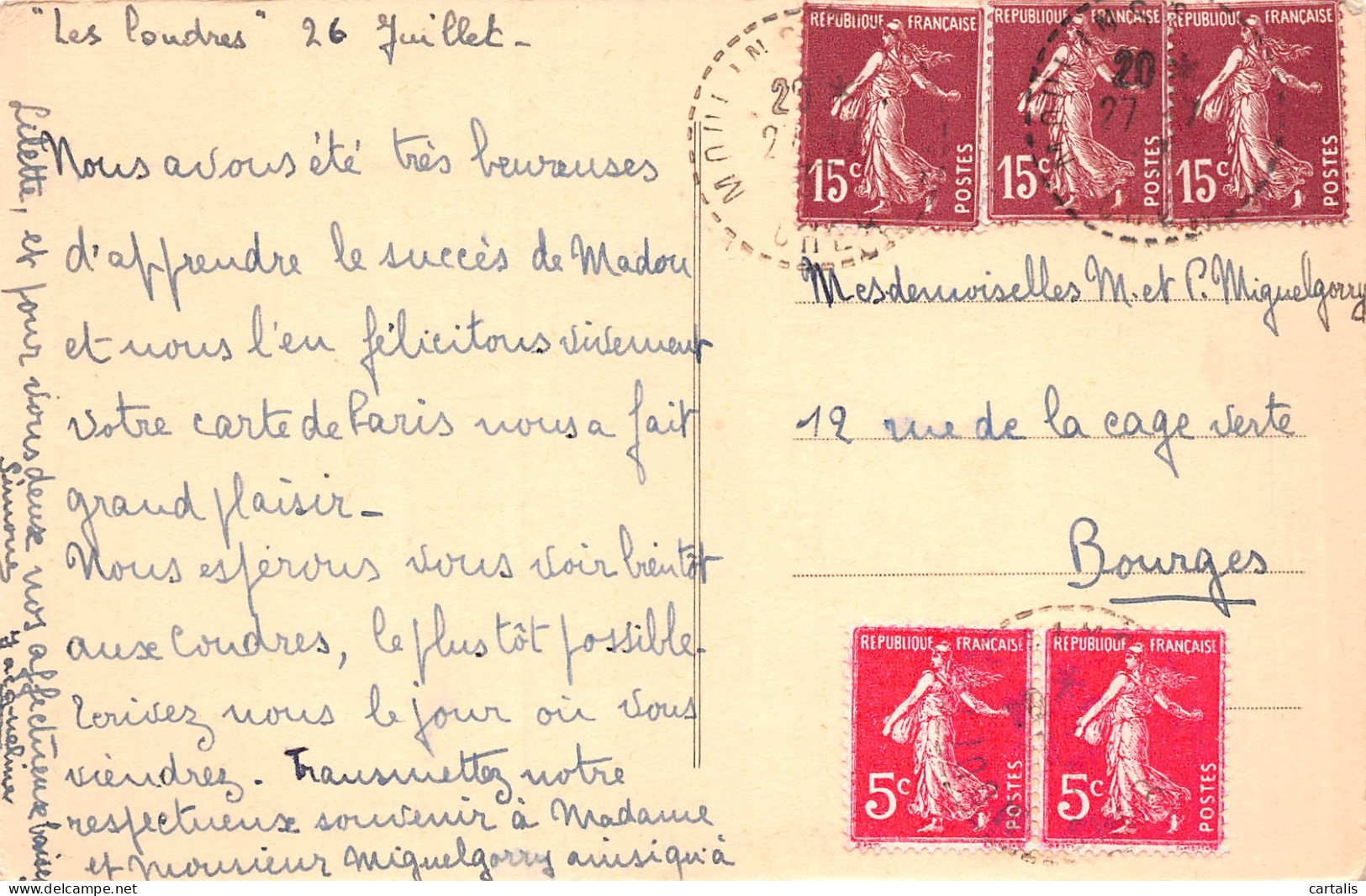 18-BOURGES-N°3829-E/0349 - Bourges