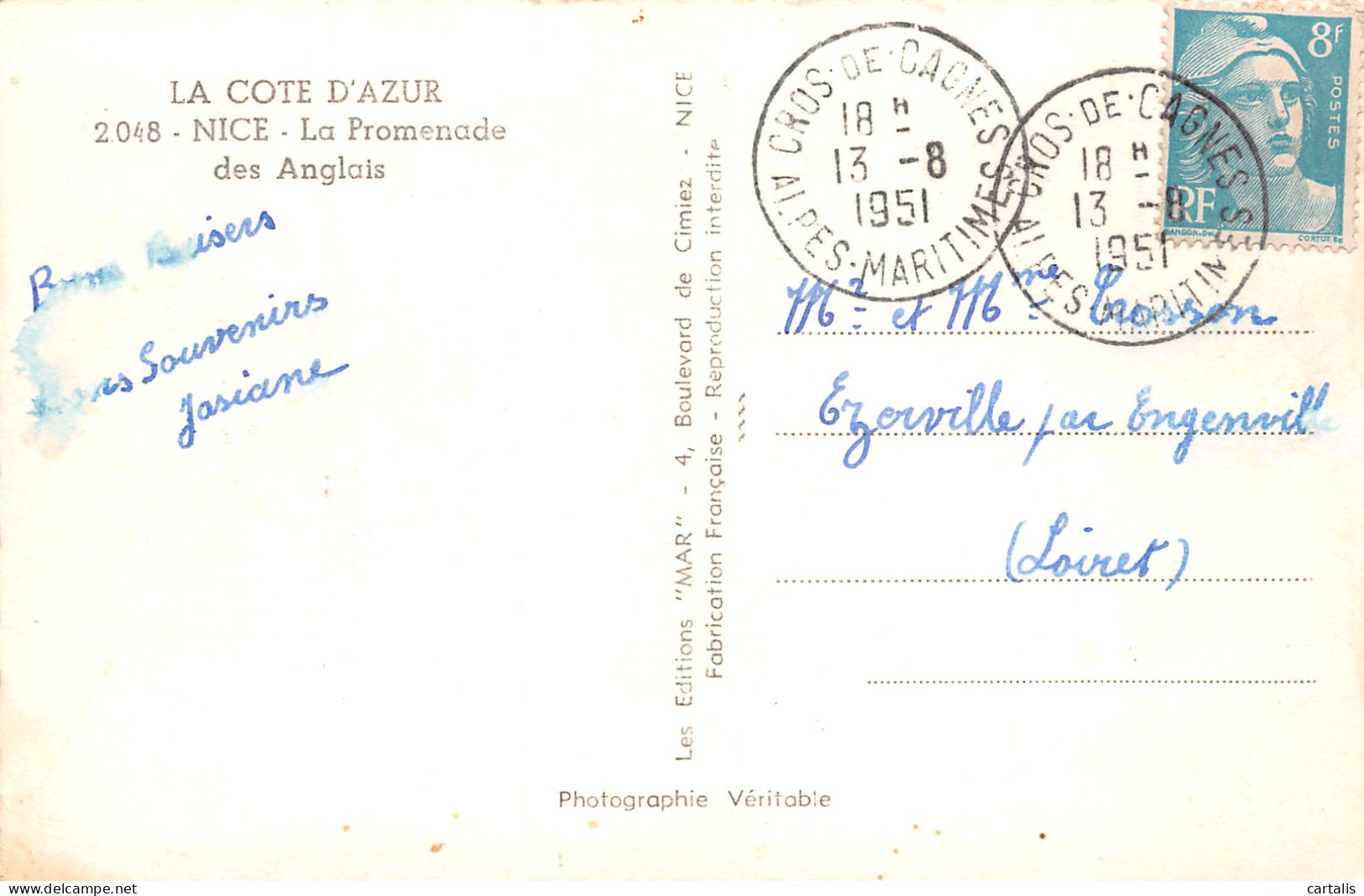 06-NICE-N°3829-E/0271 - Andere & Zonder Classificatie