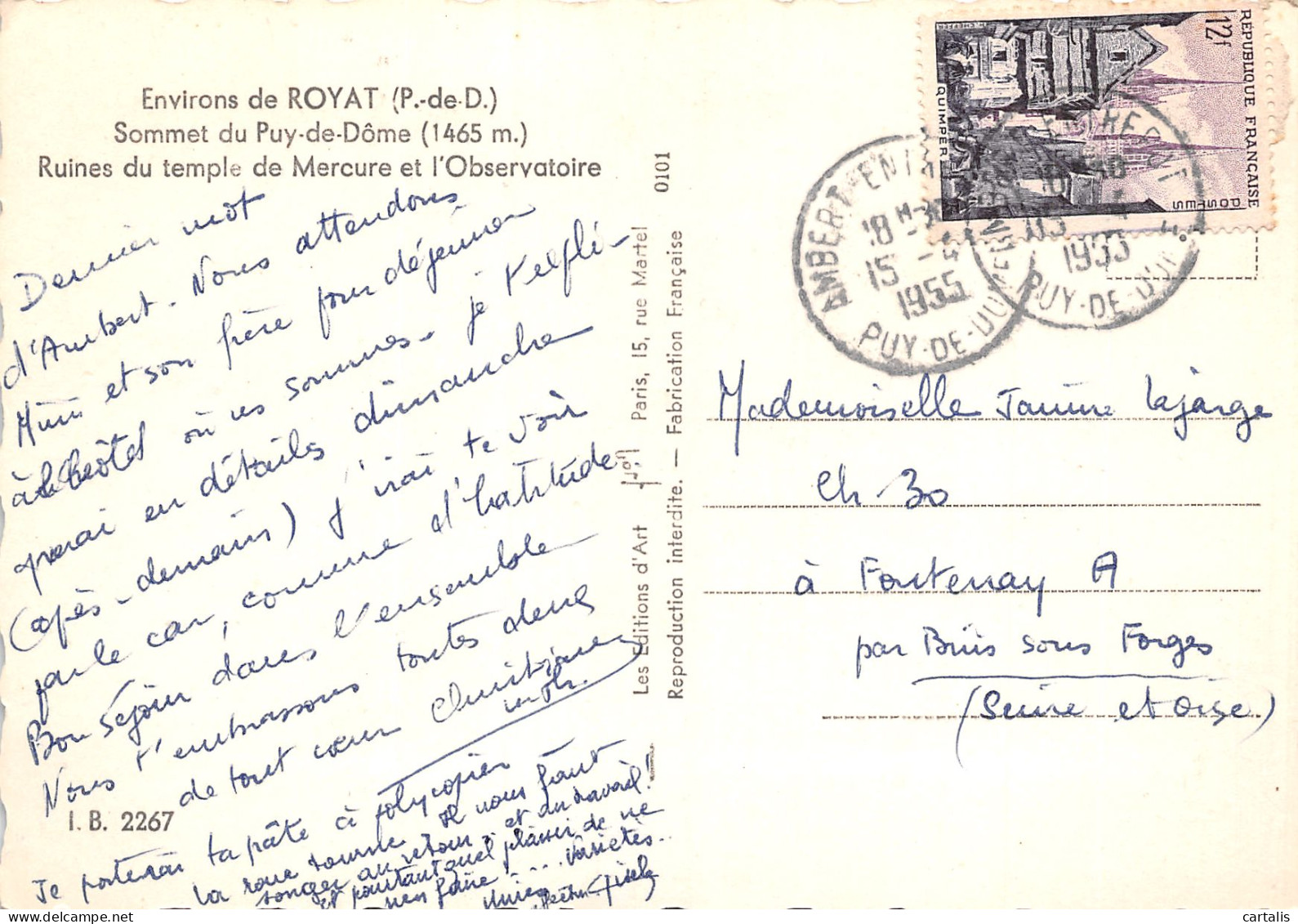 63-LE PUY DE DOME-N°3829-D/0389 - Other & Unclassified