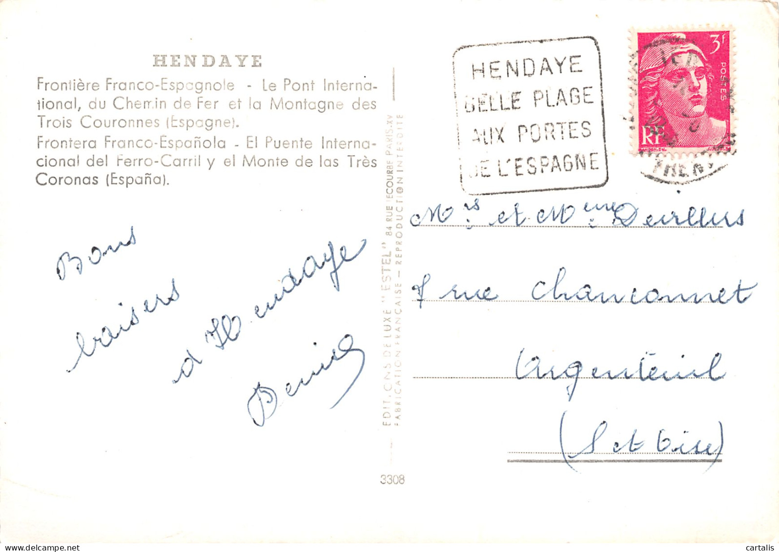 64-HENDAYE-N°3829-D/0263 - Hendaye