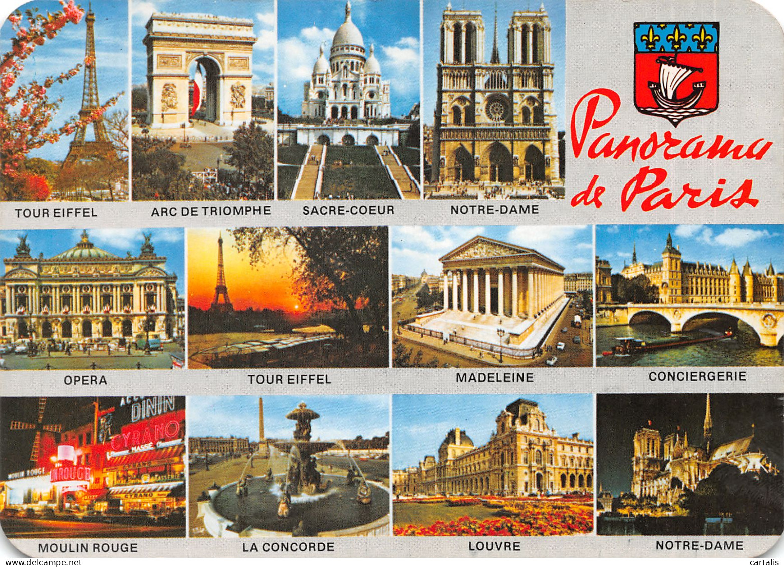 75-PARIS MULTI VUES-N°3830-D/0013 - Other & Unclassified