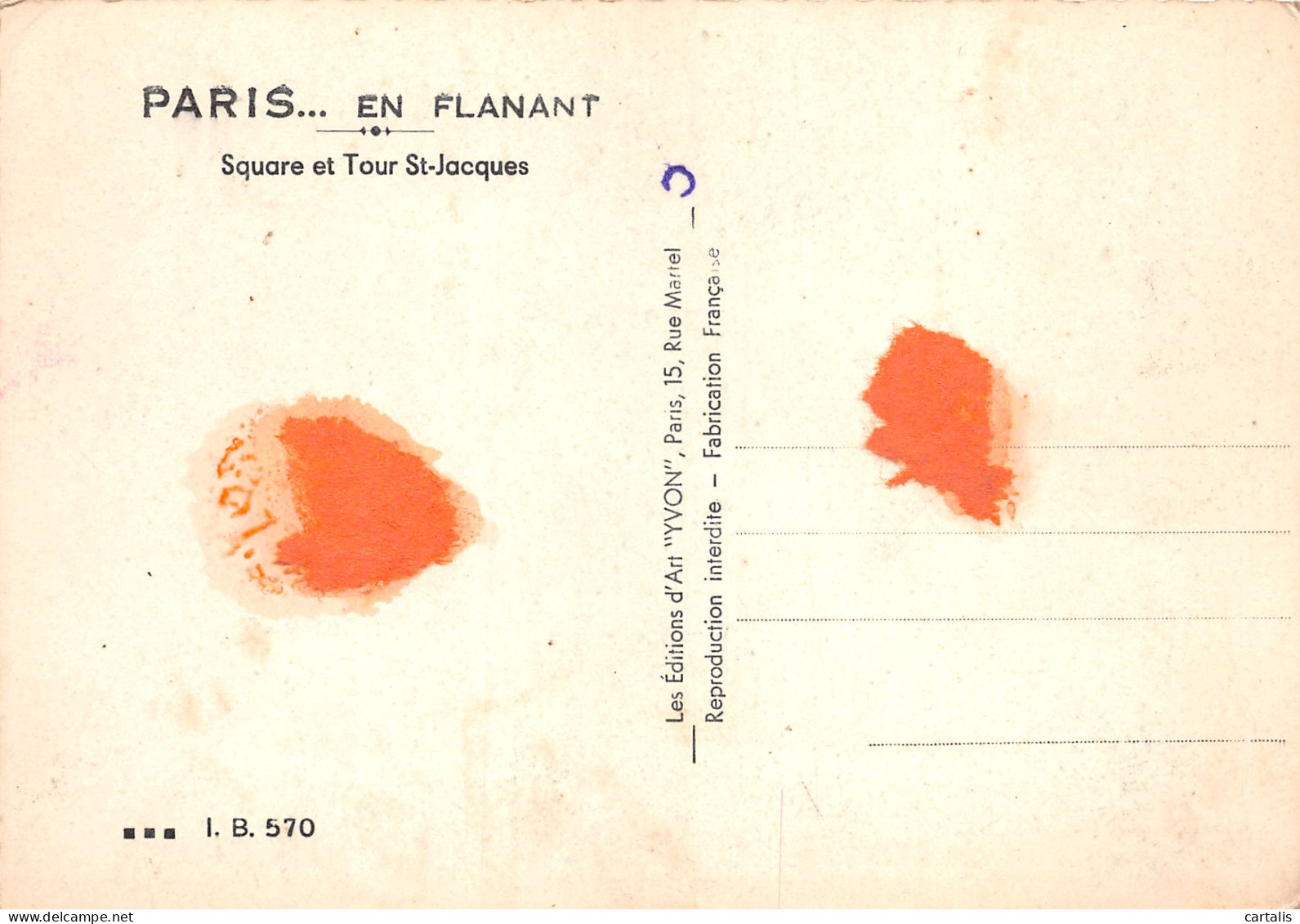 75-PARIS SQUARE ET TOUR SAINT JACQUES-N°3830-D/0011 - Andere & Zonder Classificatie