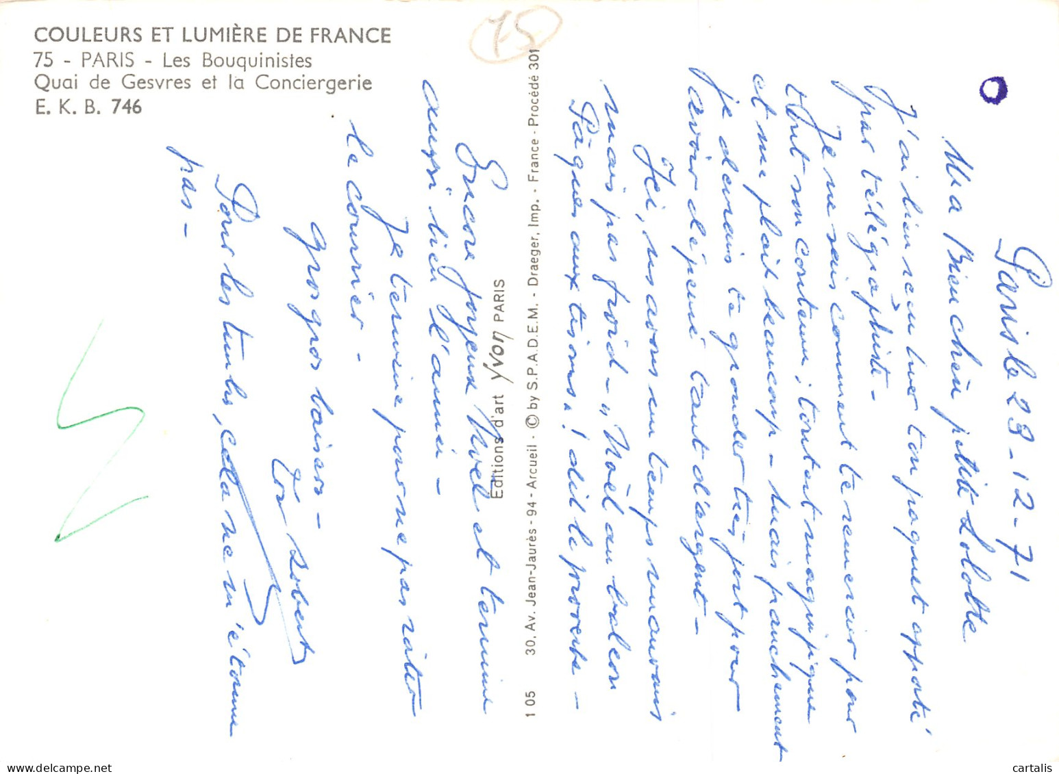 75-PARIS LES BOUQUINISTES-N°3830-C/0307 - Other & Unclassified