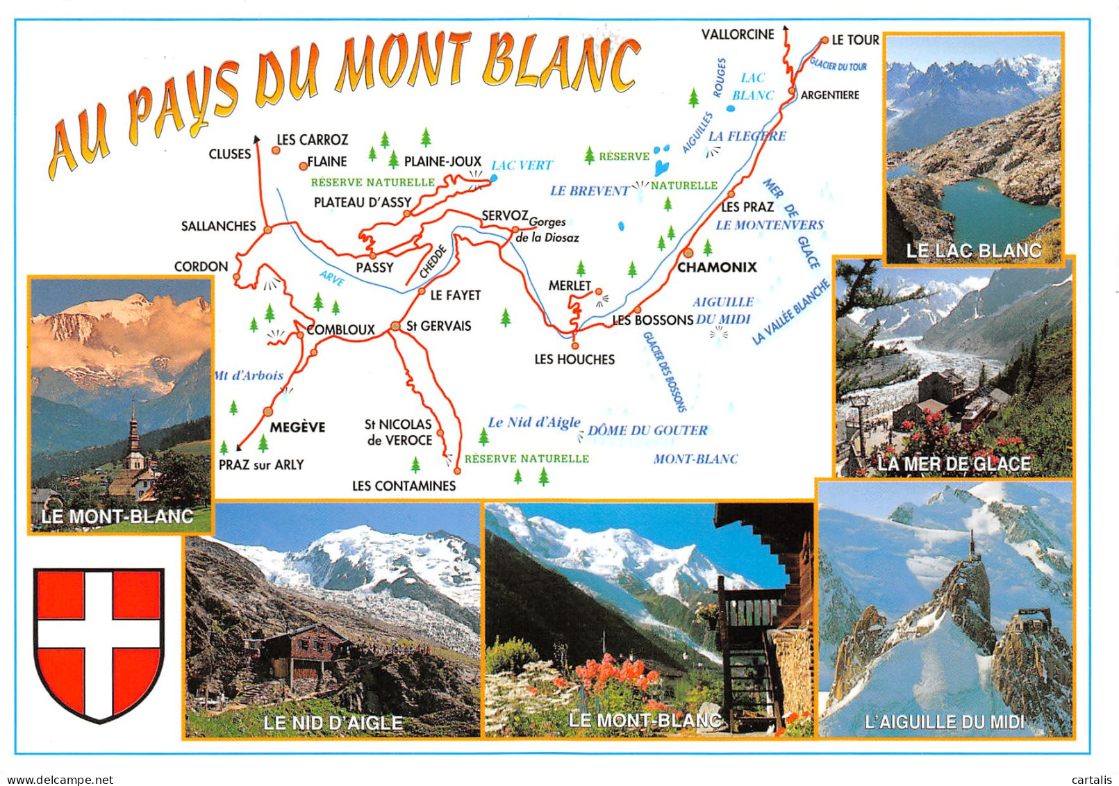 74-LE MONT BLANC-N°3830-C/0259 - Andere & Zonder Classificatie