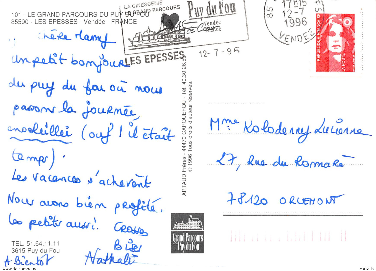 85-LES EPESSES-N°3830-C/0227 - Other & Unclassified