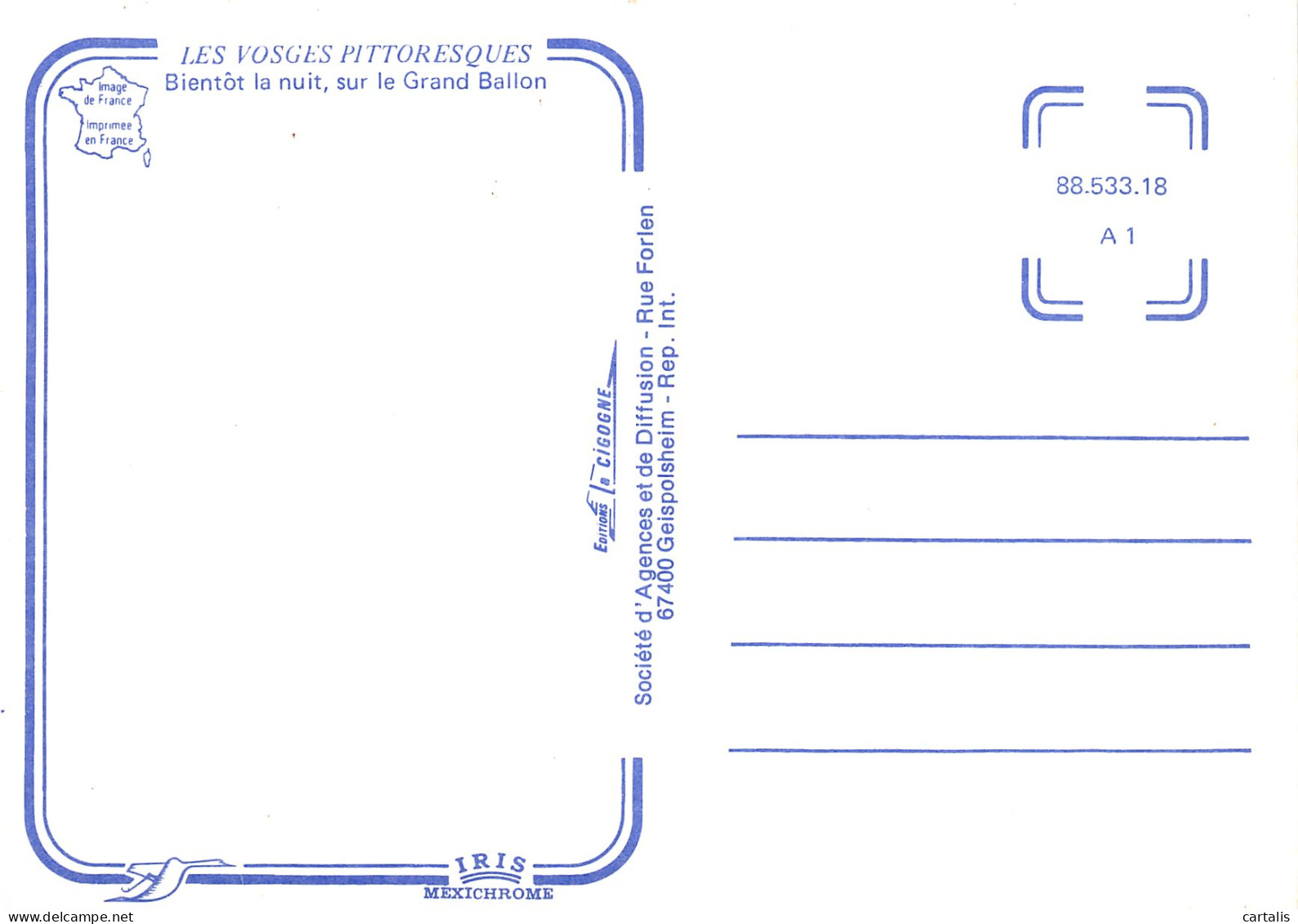 68-LE GRAND BALLON-N°3830-C/0159 - Other & Unclassified