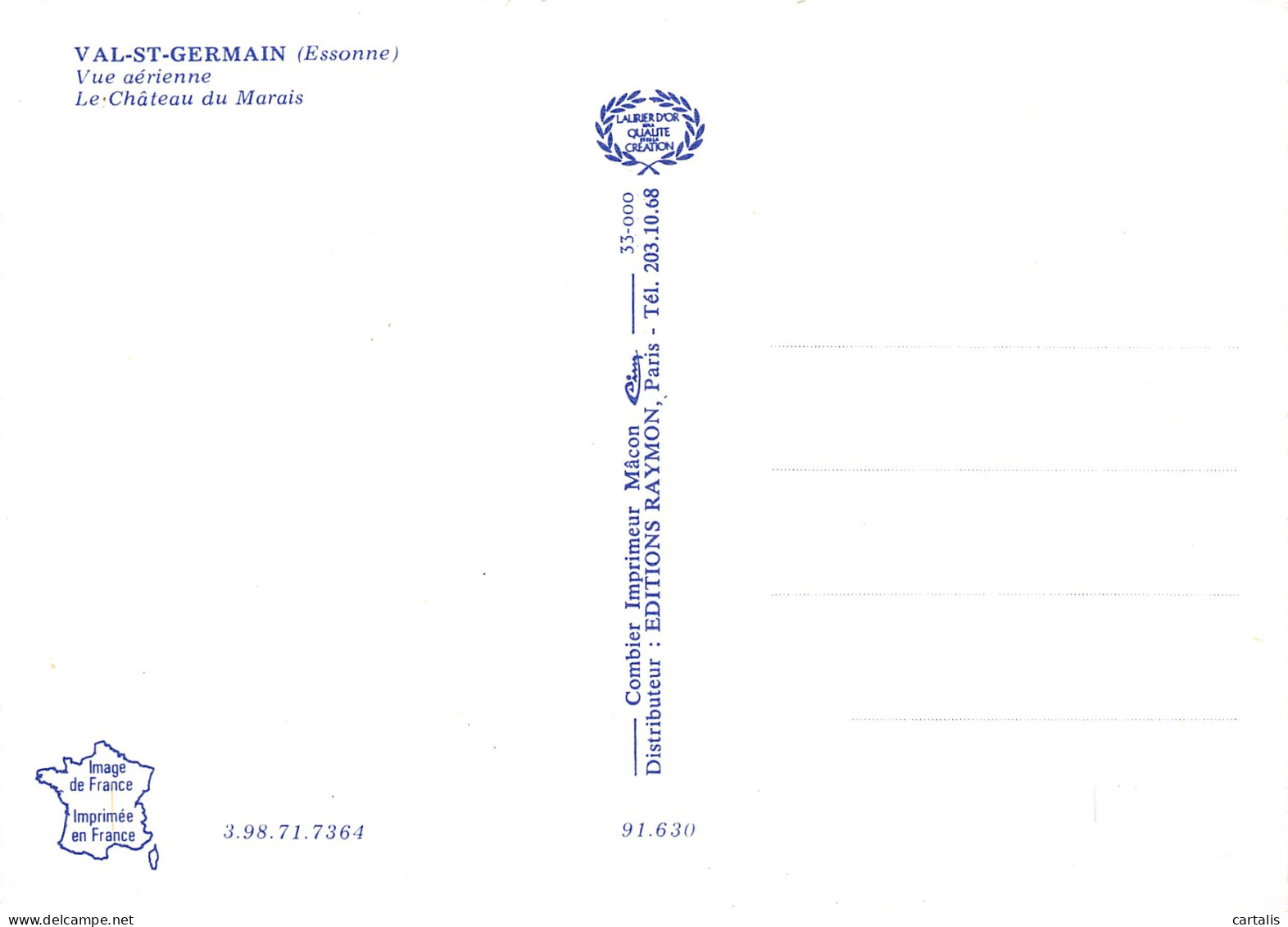 91-VAL SAINT GERMAIN-N°3830-C/0041 - Other & Unclassified