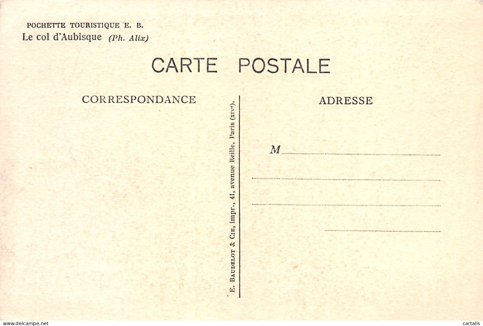 64-LE COL D AUBISQUE-N°3830-B/0357 - Other & Unclassified