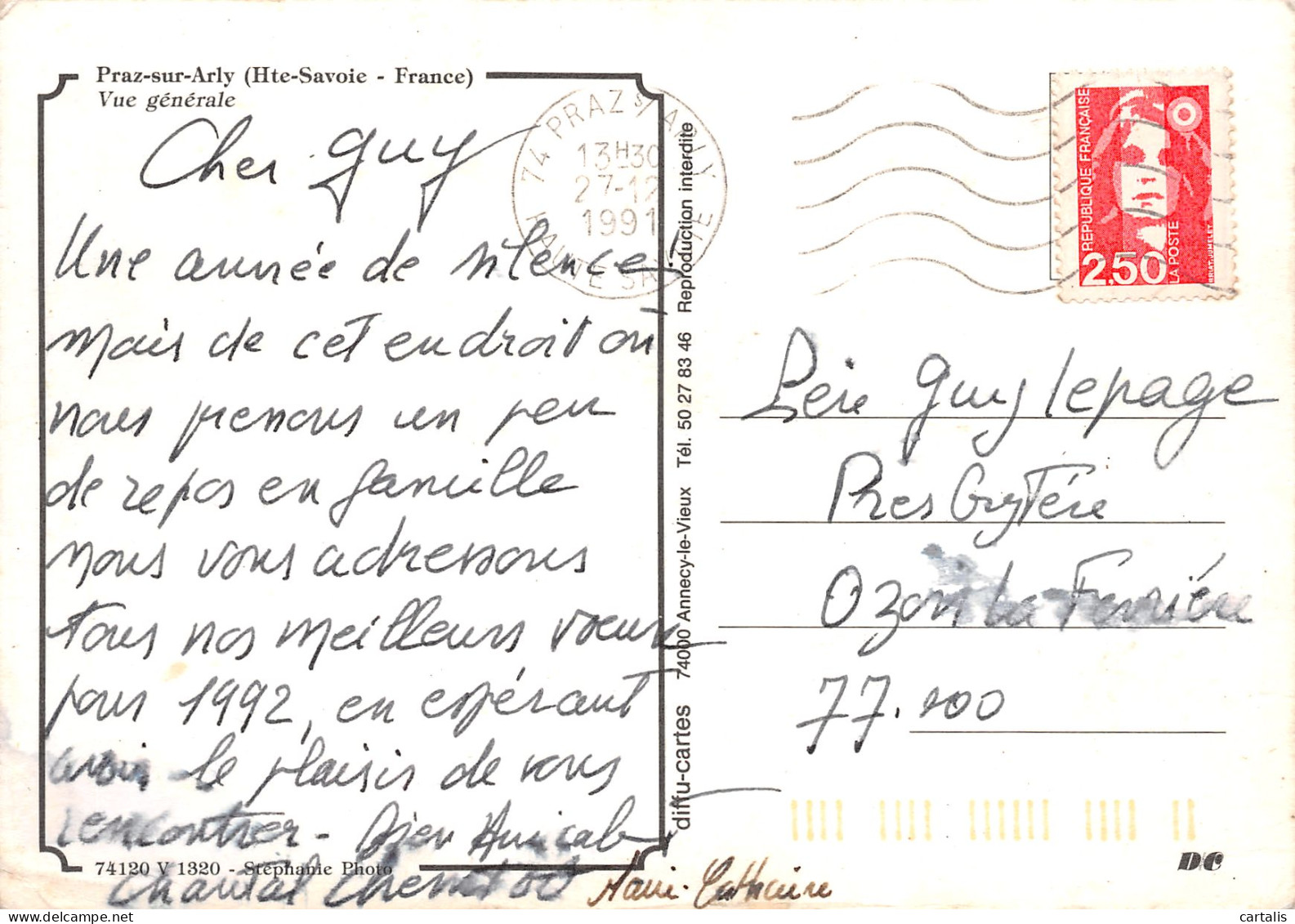 74-PRAZ SUR ARLY-N°3830-B/0345 - Sonstige & Ohne Zuordnung