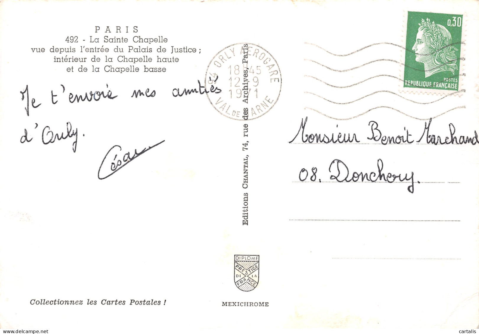 75-PARIS LA SAINTE CHAPELLE-N°3830-B/0311 - Other & Unclassified