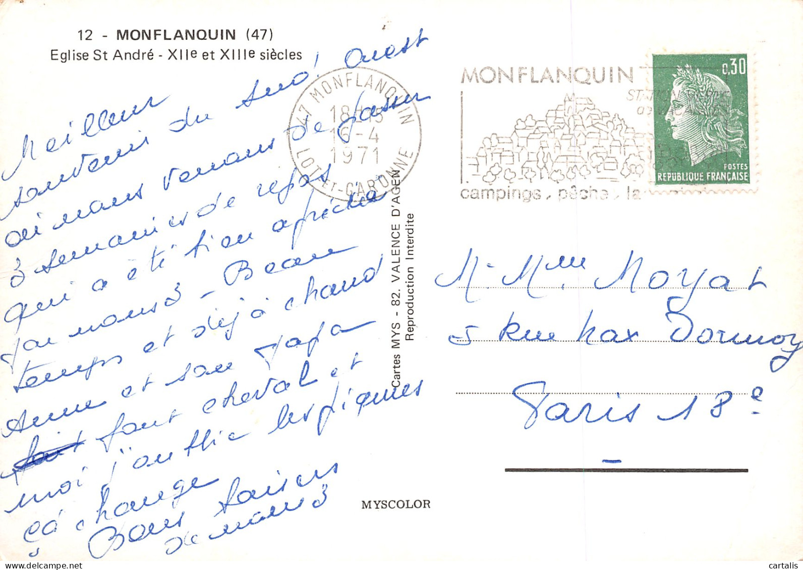 47-MONFLANQUIN-N°3830-B/0193 - Autres & Non Classés