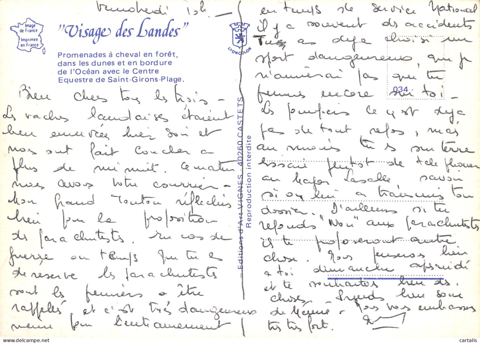 40-LES LANDES MULTI VUES-N°3831-A/0375 - Autres & Non Classés