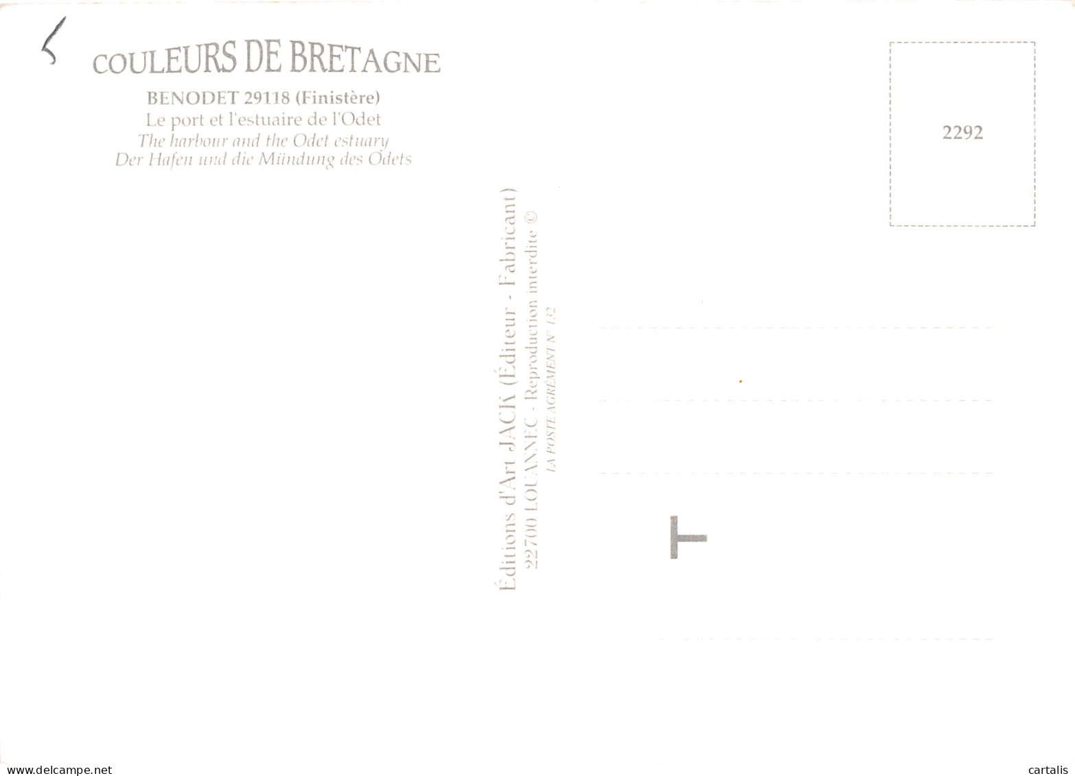 29-BENODET-N°3831-A/0075 - Bénodet