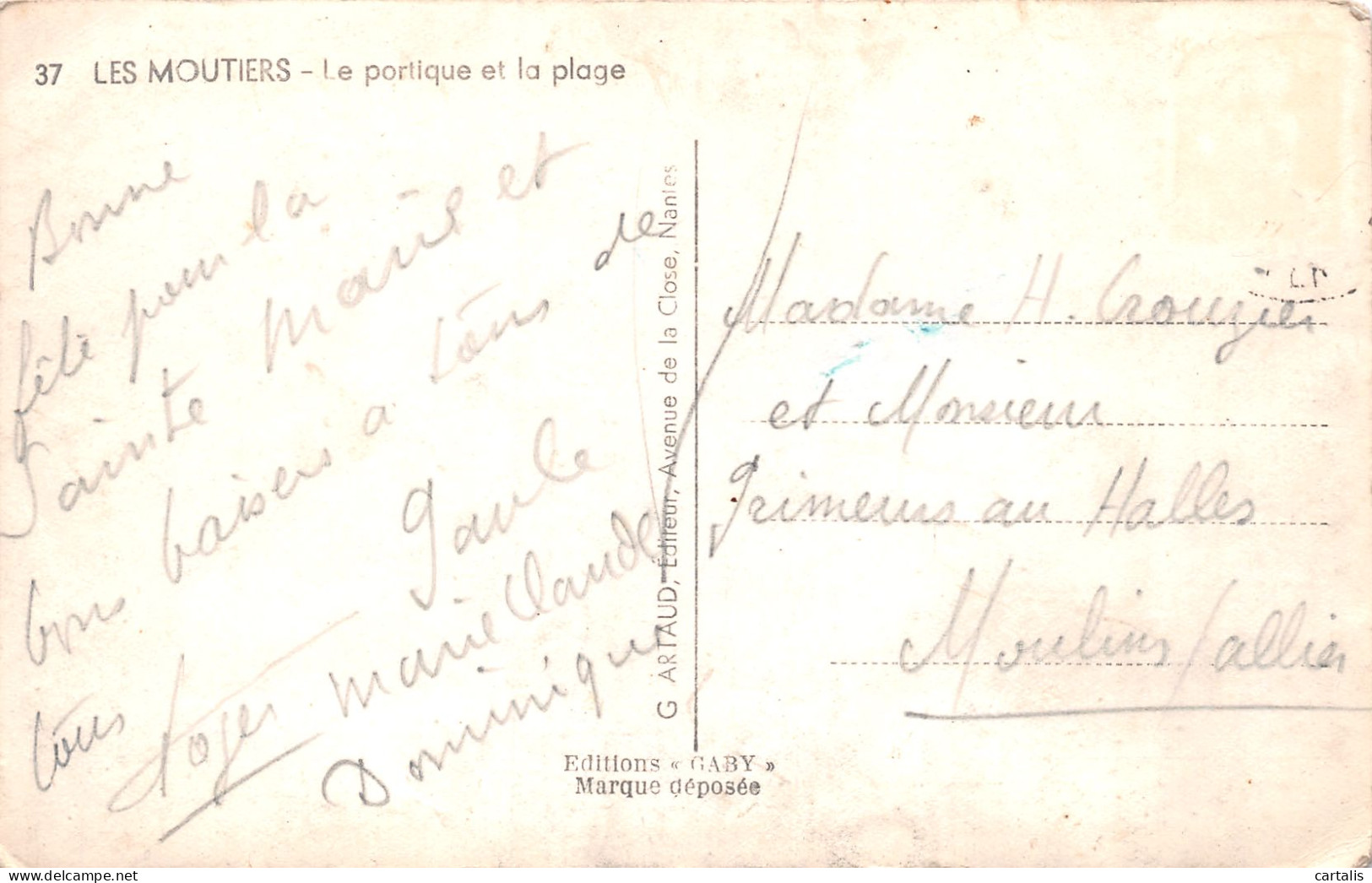 44-LES MOUTIERS-N°3830-E/0197 - Les Moutiers-en-Retz