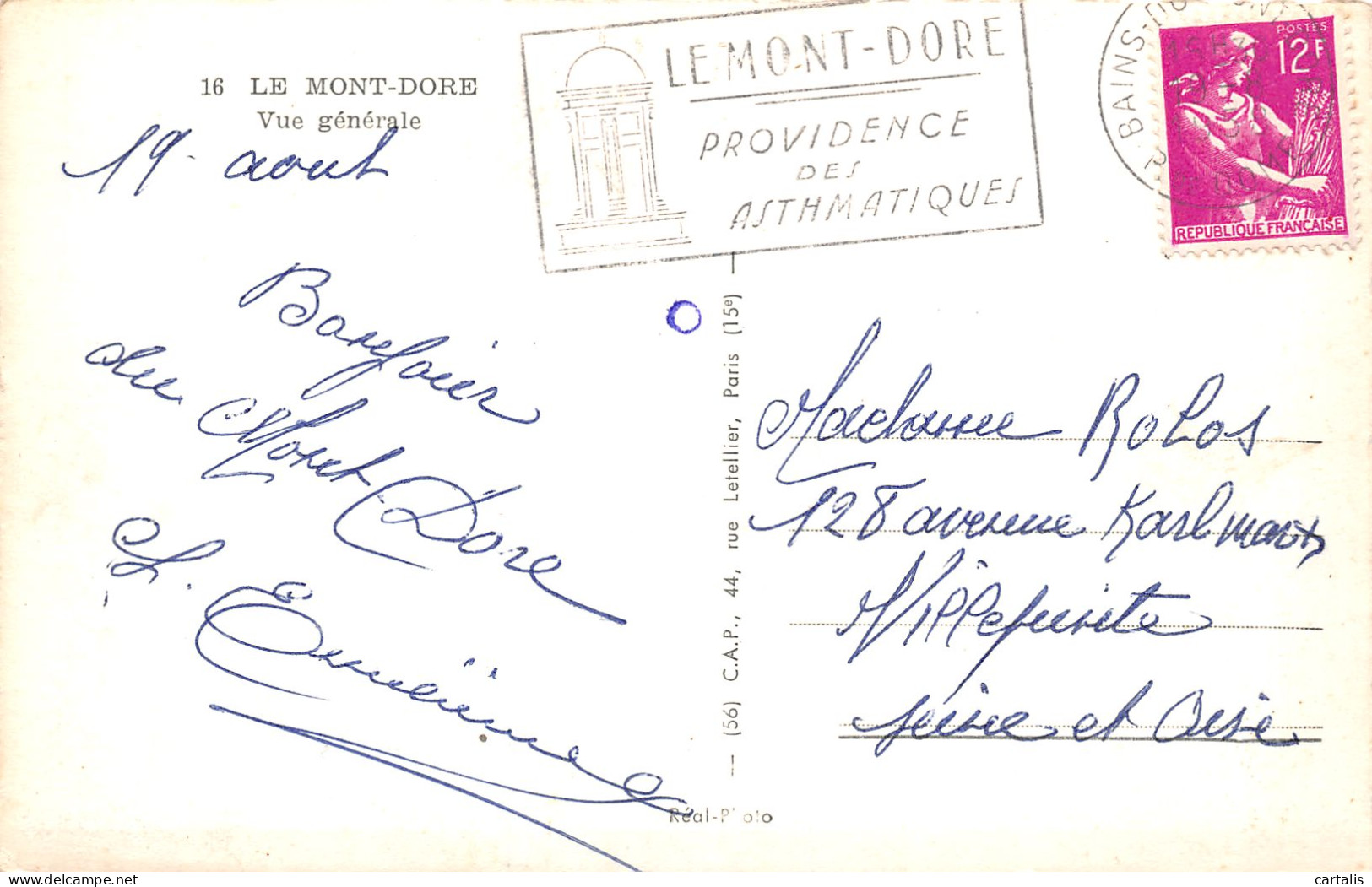 63-LE MONT DORE-N°3830-E/0093 - Le Mont Dore