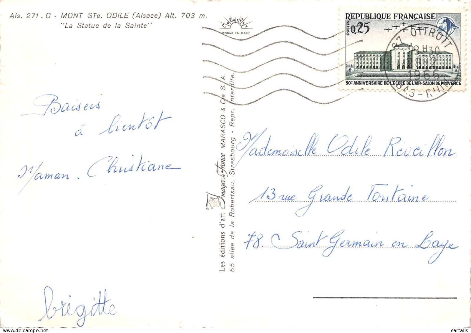 67-LE MONT SAINTE ODILE-N°3830-D/0393 - Other & Unclassified