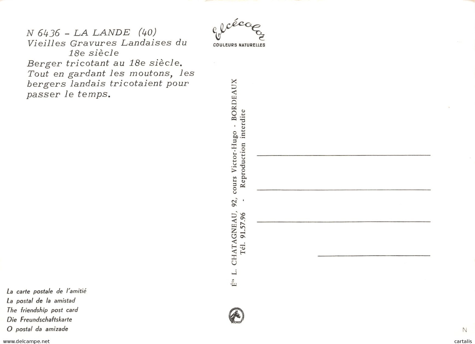 40-LA LANDE-N°3830-D/0351 - Otros & Sin Clasificación