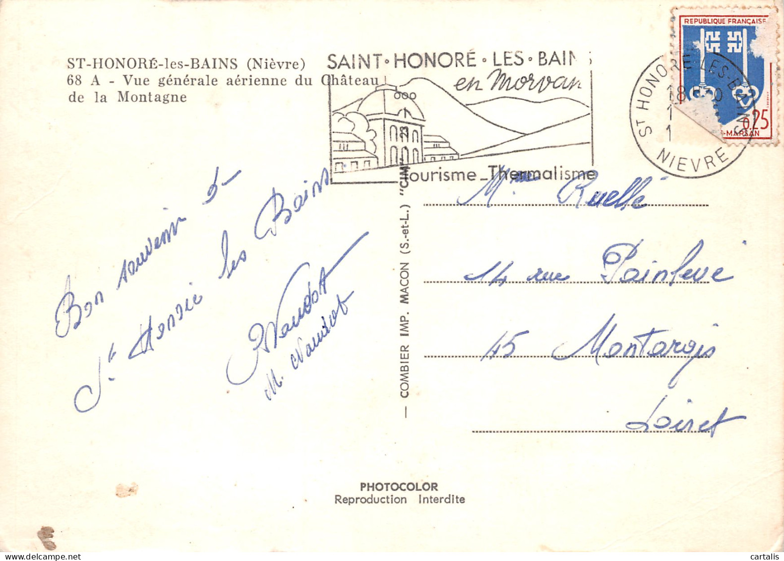 58-SAINT HONORE LES BAINS-N°3830-D/0229 - Other & Unclassified