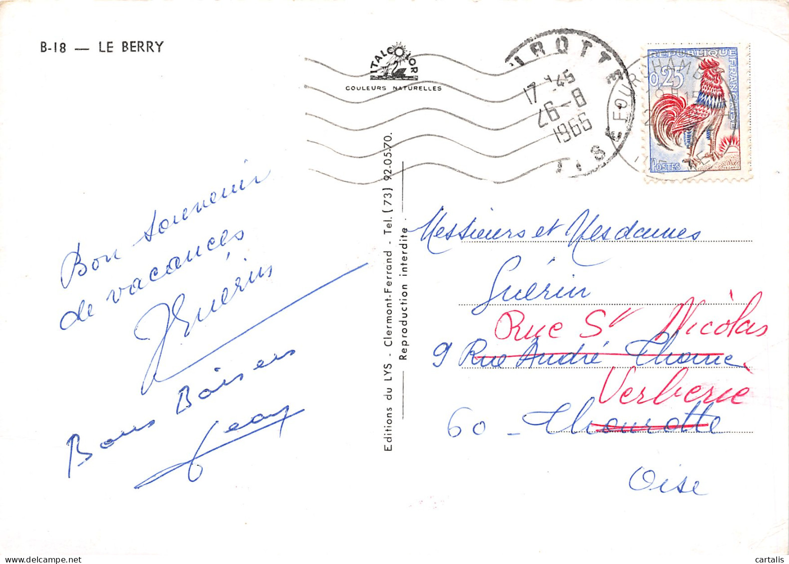 18-LE BERRY-N°3831-D/0221 - Other & Unclassified
