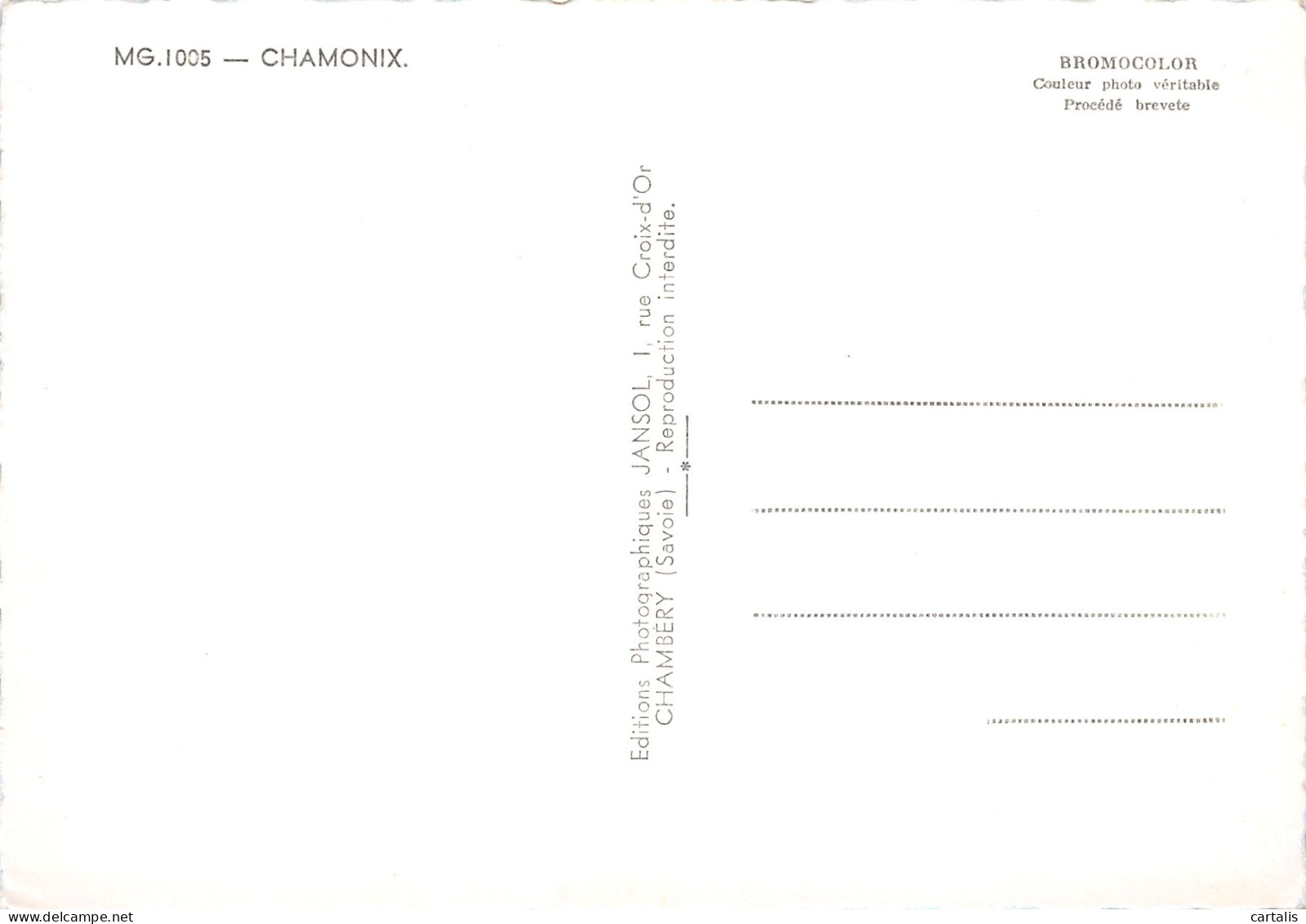 74-CHAMONIX-N°3831-D/0125 - Chamonix-Mont-Blanc
