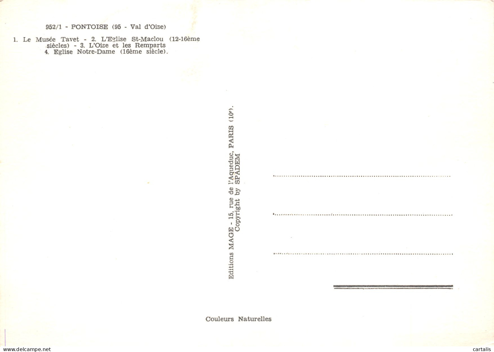 95-PONTOISE-N°3831-D/0055 - Pontoise