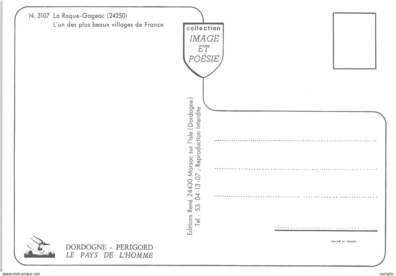 24-LA ROQUE GAGEAC-N°3831-D/0025 - Other & Unclassified