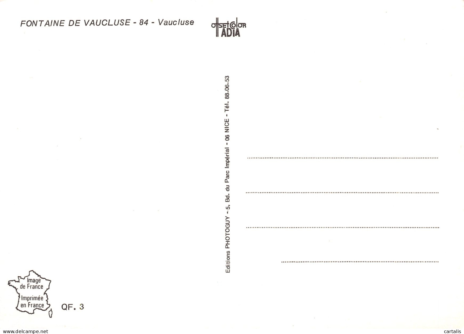 84-FONTAINE DE VAUCLUSE-N°3831-C/0315 - Other & Unclassified