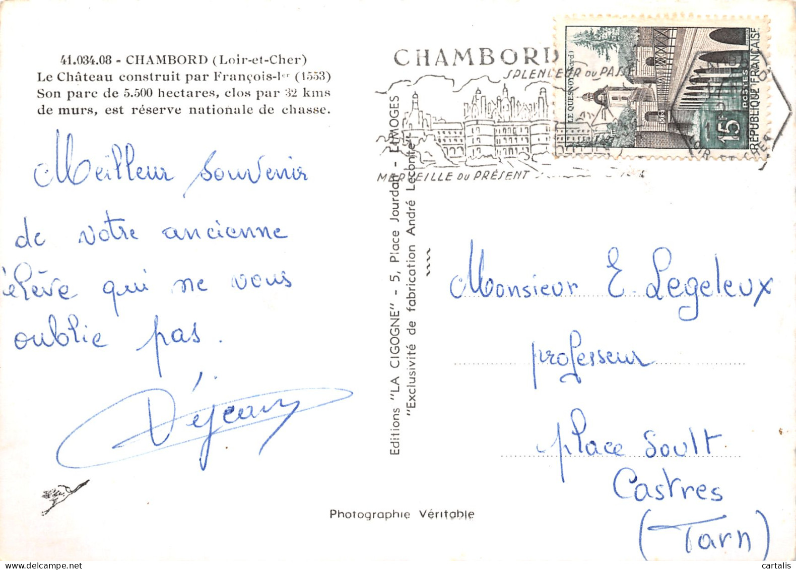 41-CHAMBORD-N°3831-C/0207 - Chambord