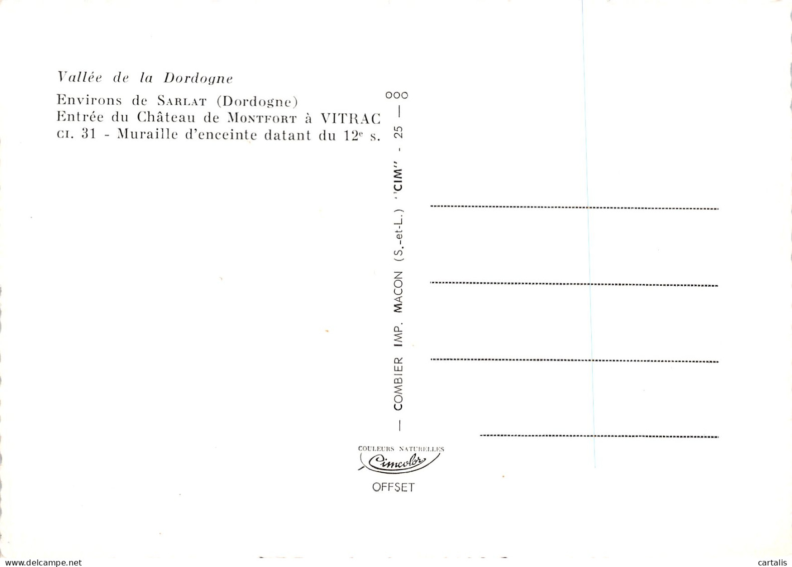 24-VALLEE DE LA DORDOGNE-N°3831-C/0155 - Other & Unclassified