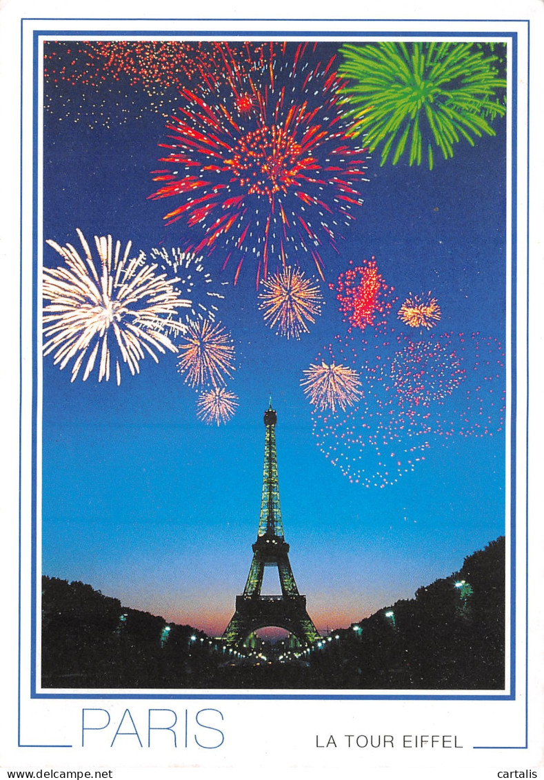 75-PARIS LA TOUR EIFFEL-N°3831-C/0013 - Andere & Zonder Classificatie